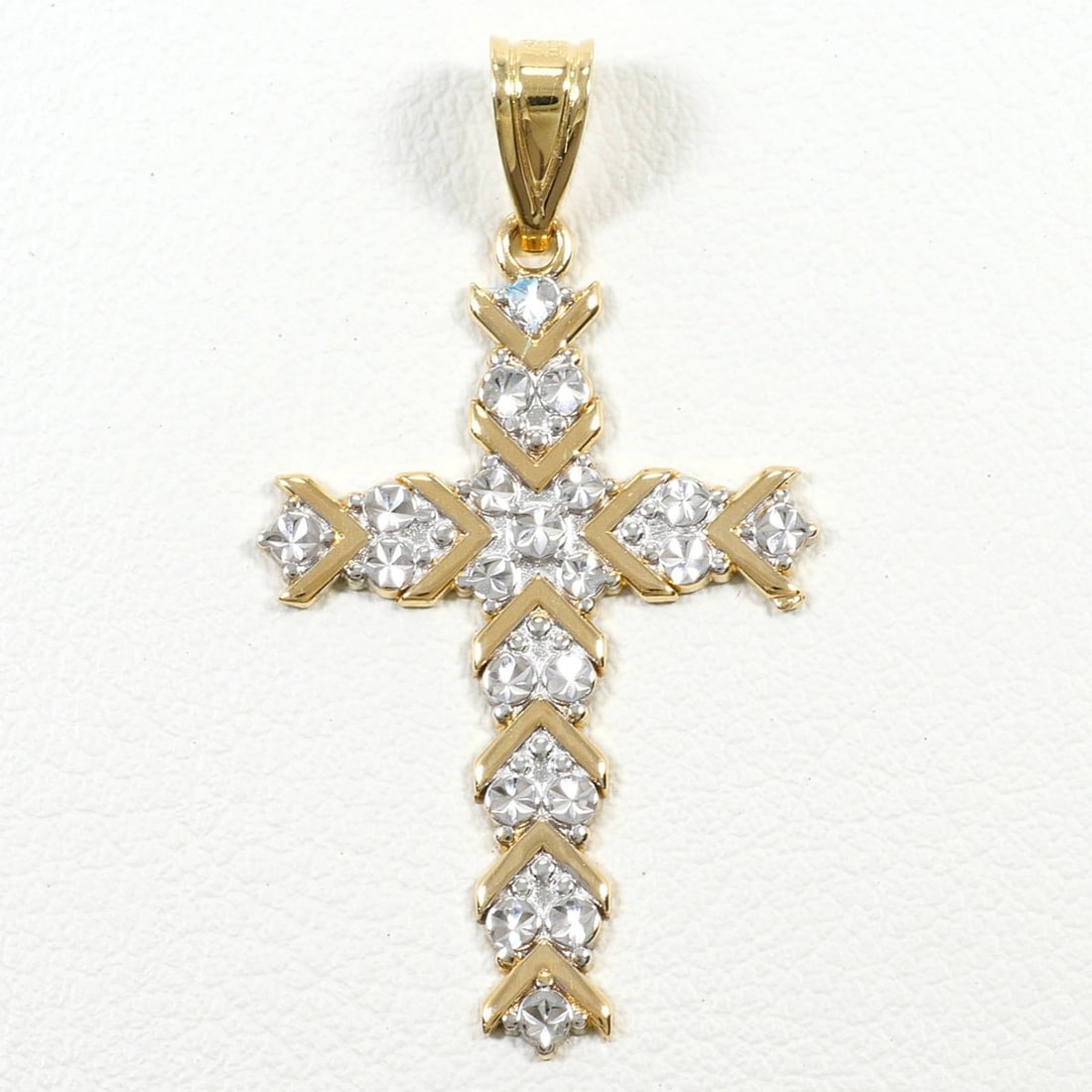 K14 14K YG Yellow Gold Pendant Top, Total Weight 1.3g, Jewelry: --- Catalog ---Category: SizeWeight: 1.3g / 0.04oz.Pendant Size: 36mm x 20mm / 1.41'' x 0.78''Category: DesignColor: White gold, Yellow goldMetal: Gold, White GoldGender: Women,MenMaterial: White gold