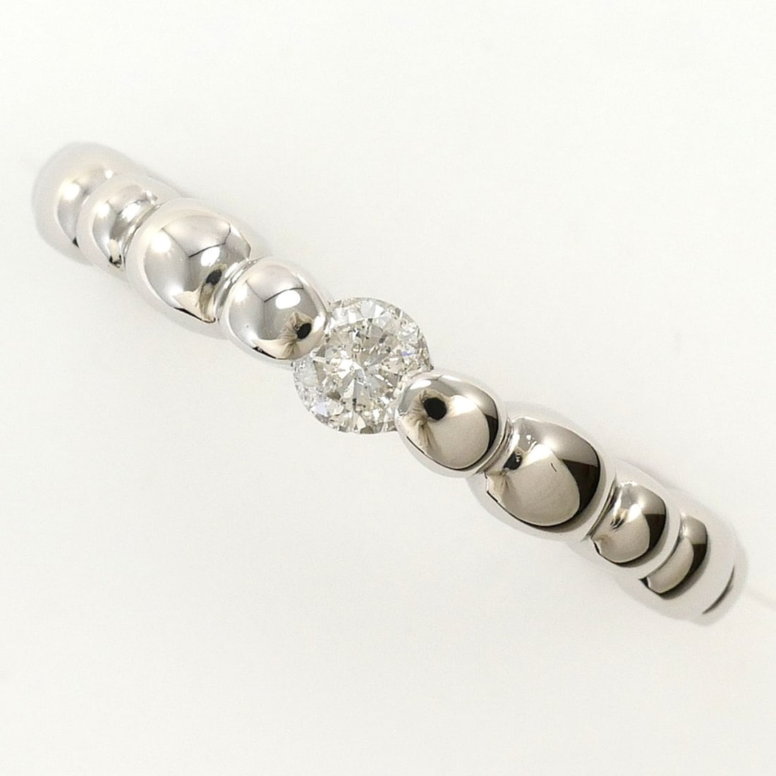PT900 Platinum Ring with 0.09ct Diamond, Total Weight 2.7g, Jewelry: --- Catalog ---Category: SizeWidth: 3mm / 0.12''Weight: 2.7g / 0.09oz.JP Size: 5US Size: 3.5Category: DesignType: Band ringColor: PlatinumMetal: PlatinumStone: DiamondGender: WomenMaterial: Platinum 9