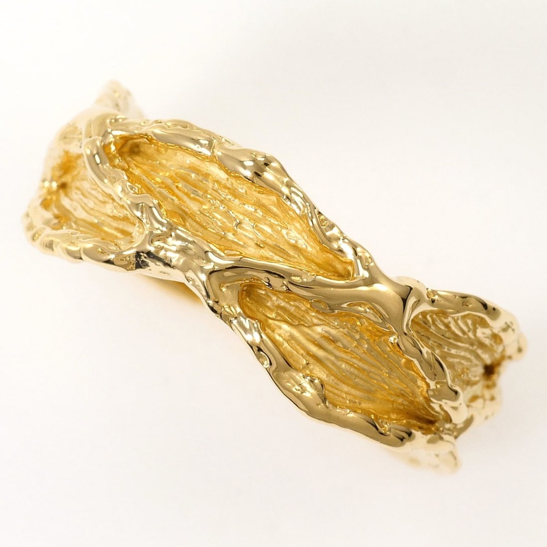18K (18-karat) Yellow Gold Ring (YG) - 1 ring, total weight 4.8g, jewelry. (1 of 10)