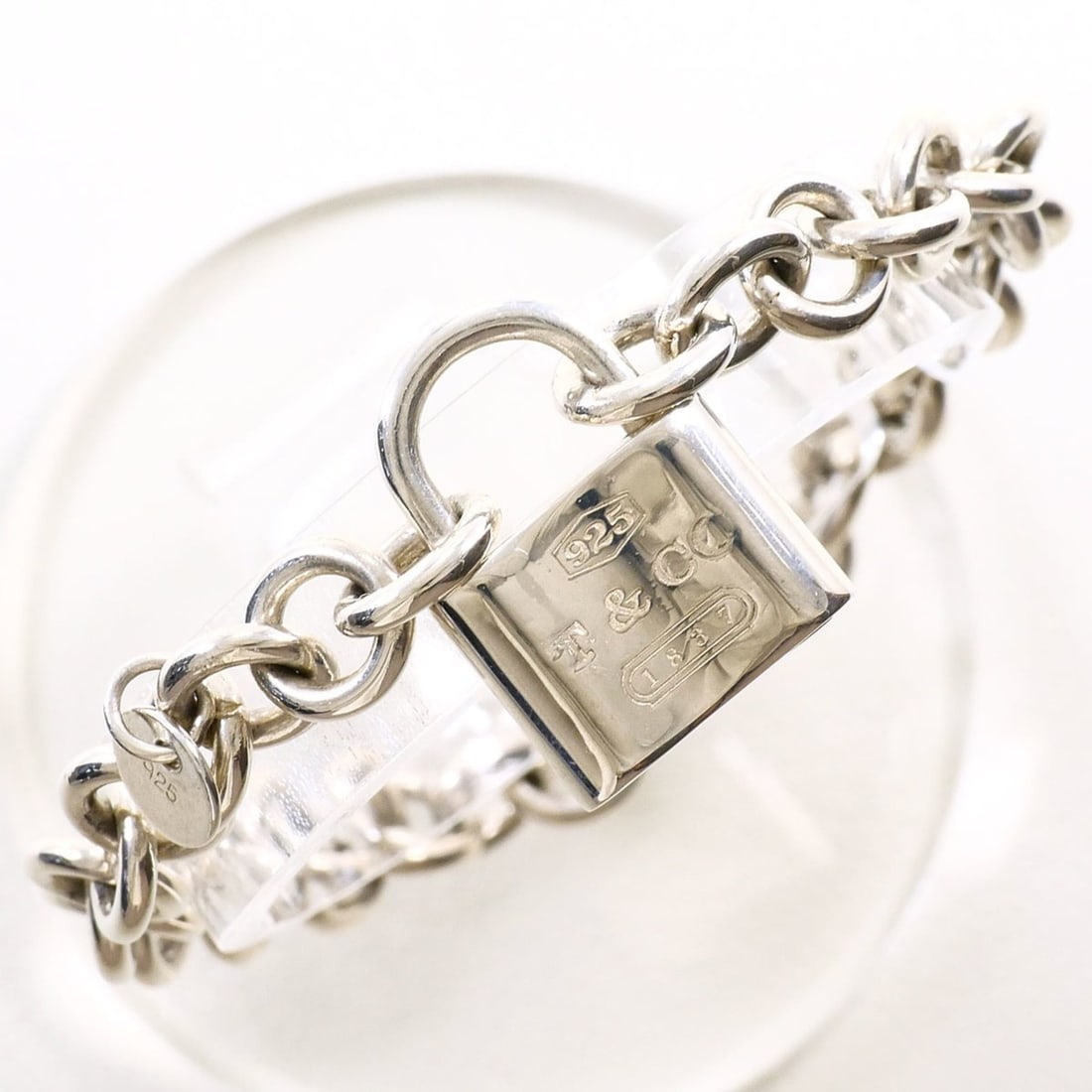 Tiffany & Co. 1837 Cadena Silver Bracelet, Total Weight 22.9g, Jewelry: --- Catalog ---Category: SizeWeight: 22.9g / 0.8oz.Category: DesignType: Charm braceletGender: WomenMaterial: Silver 925Category: GeneralLine: 1837 SeriesBrand: Tiffany--- Item List ---Section: Condit