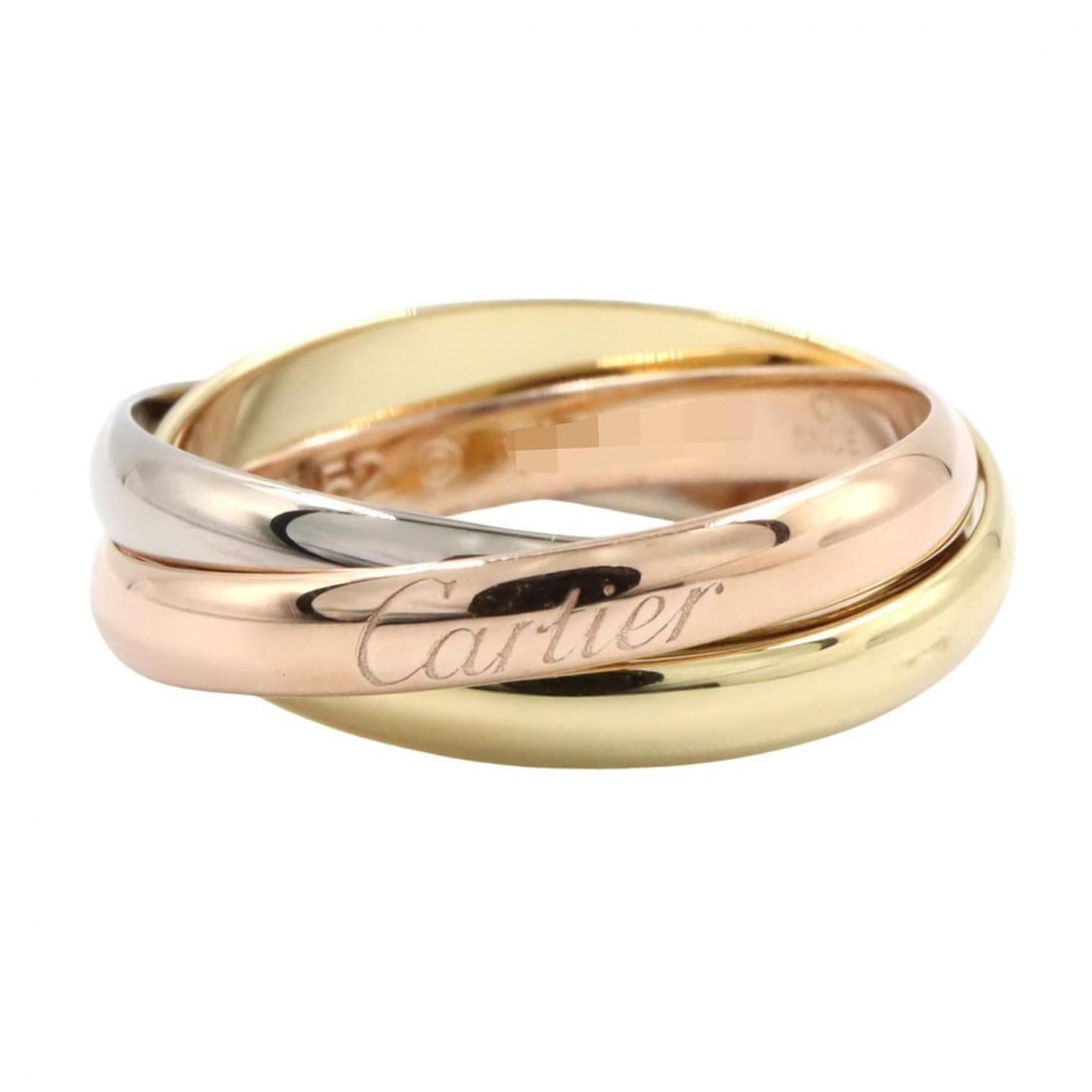 Cartier Trinity Ring SM - Ring/Finger Jewelry 18K (Yellow Gold), 18KWG (White 18KPG (Pink Gold): --- Catalog ---Category: SizeJP Size: 11.5US Size: 6Category: DesignType: Band ringColor: Gold, SilverGender: WomenMaterial: Pink gold (18K), White gold (18K), Yellow gold (18K)Category: GeneralMPN: B