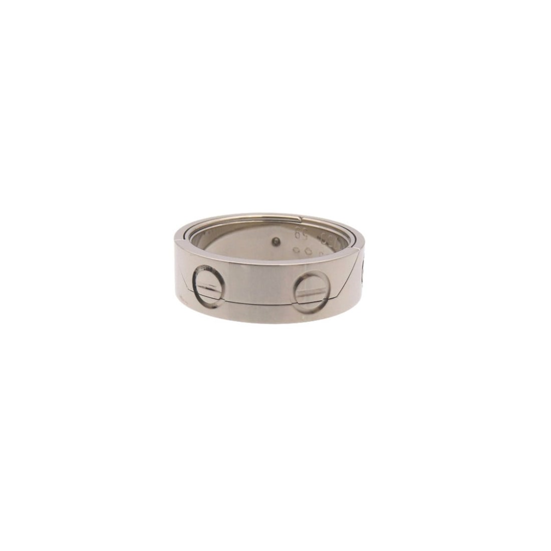 Cartier Astro Love 750WG Ring, 18KWG White Gold, Size #59, Jewelry 1546CARTIER: --- Catalog ---Category: SizeUS Size: 9.5Brand Size: 59Category: DesignType: Band ringColor: White goldGender: MenMaterial: White gold (18K)Category: GeneralBrand: Cartier--- Item List ---Section: Con