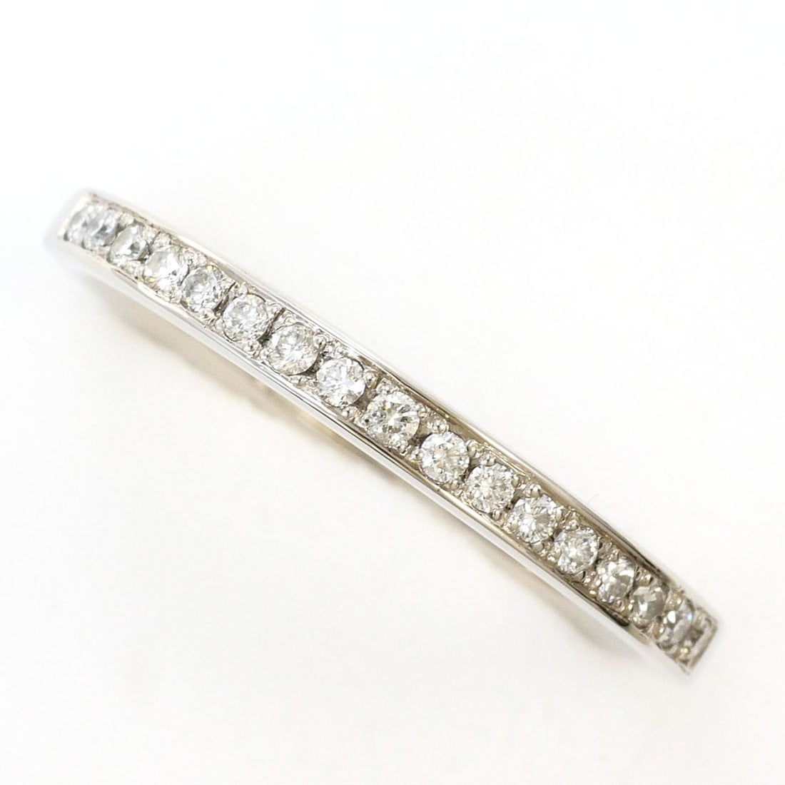 PT900 Platinum Ring, 1 Diamond (0.17ct), Total Weight 3.9g, Jewelry (1 of 11)