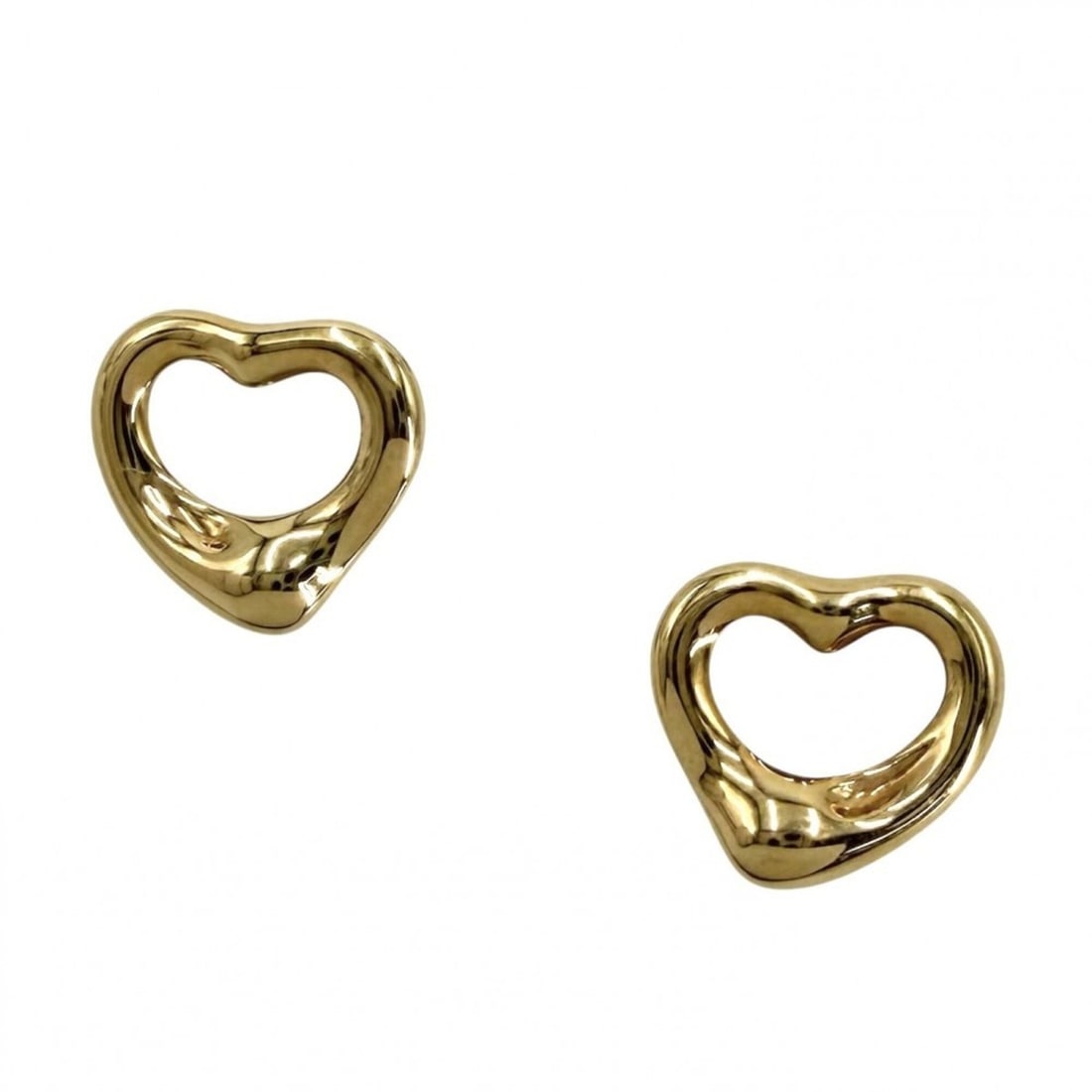 Tiffany & Co. Women's Elsa Peretti Open Heart Stud Earrings, Jewelry, Accessories, 18K Yellow Gold: --- Catalog ---Category: SizeSize (HxWxD): 10.00mm x 11.00mm x 1.00mm / 0.39'' x 0.43'' x 0.04''Category: DesignType: Stud earringsGender: WomenMaterial: Yellow gold (18K)Category: GeneralBrand: Tiffa