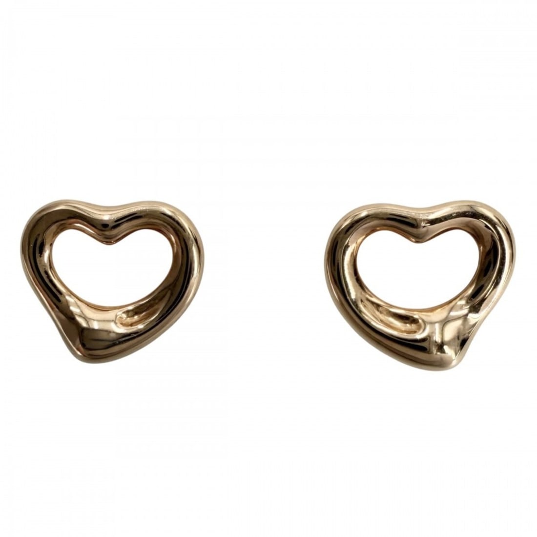 Tiffany & Co. Women's Elsa Peretti Open Heart Stud Earrings, Jewelry, Accessories, 18K Pink Gold: --- Catalog ---Category: SizeSize (HxWxD): 9.00mm x 10.00mm x 1.00mm / 0.35'' x 0.39'' x 0.04''Category: DesignType: Stud earringsGender: WomenMaterial: Pink gold (18K)Category: GeneralBrand: Tiffany-
