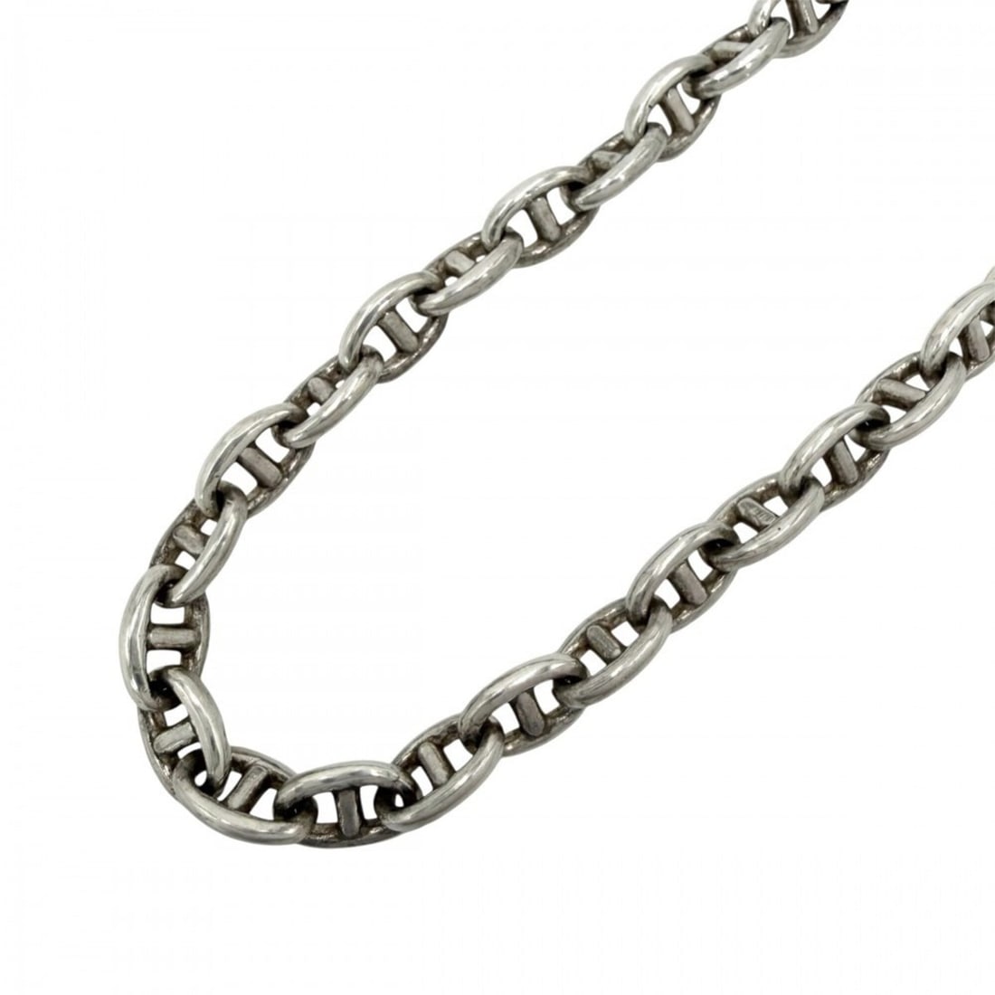 Hermes Chaine d'Ancre TPM Chain Necklace for Women, 62 Links, Vintage Jewelry, Sterling Silver 925, (1 of 12)