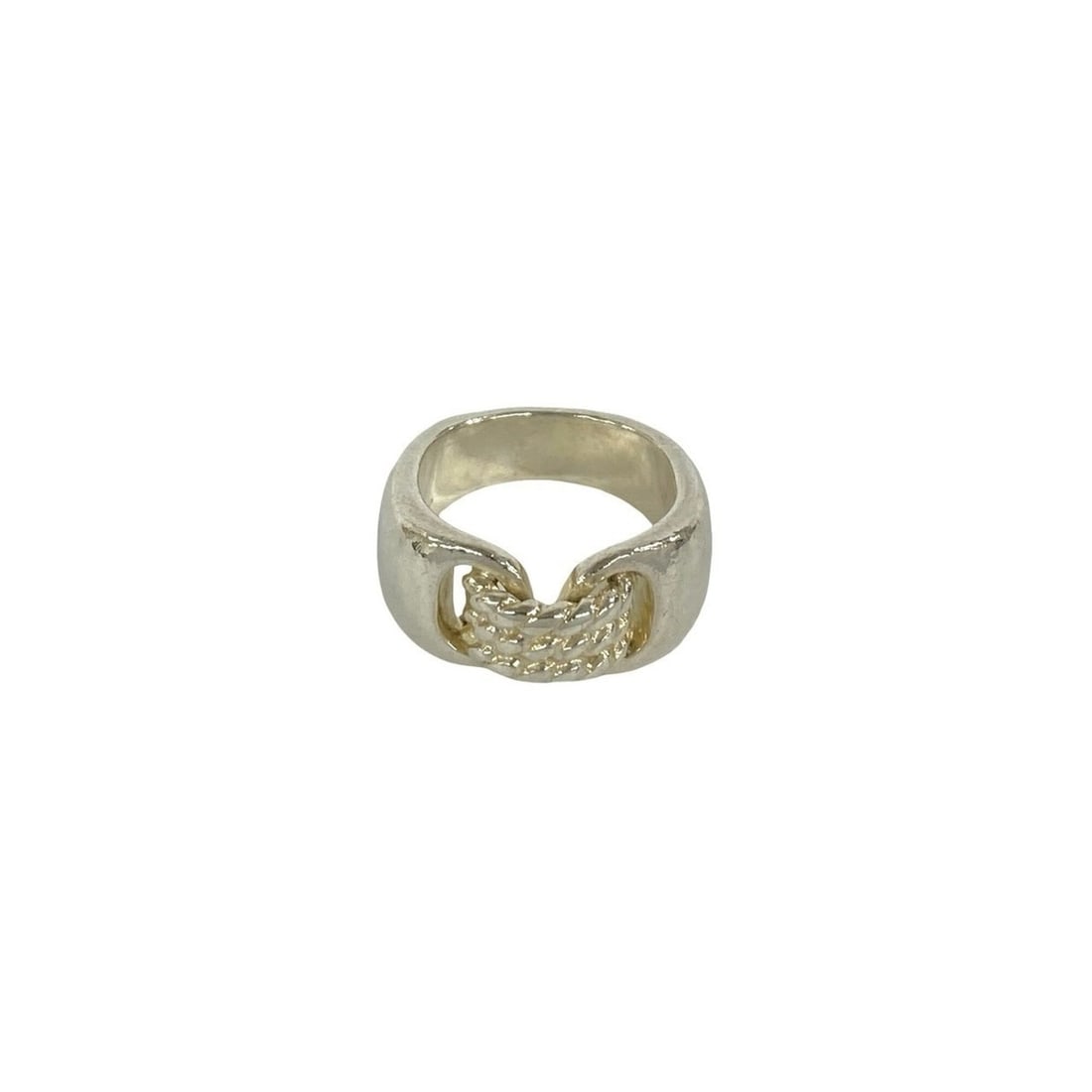 HERMES Hermes Chlorois Ring, Sterling Silver 925, Accessory, Jewelry, 89018: --- Catalog ---Category: SizeJP Size: 9US Size: 5Category: DesignType: Band ringColor: SilverGender: WomenMaterial: Silver 925Category: GeneralBrand: Hermes--- Item List ---Section: ConditionRanking: 