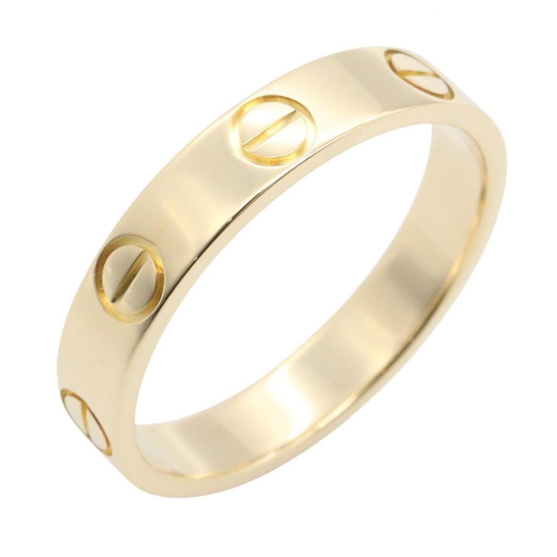 Cartier Mini Love Ring, 18K (Yellow Gold), Women's Jewelry, Gold Tone, B4085000: --- Catalog ---Category: SizeJP Size: 9US Size: 5Category: DesignType: Band ringColor: GoldGender: WomenMaterial: Yellow gold (18K)Category: GeneralMPN: B4085000Brand: Cartier--- Item List ---Section: