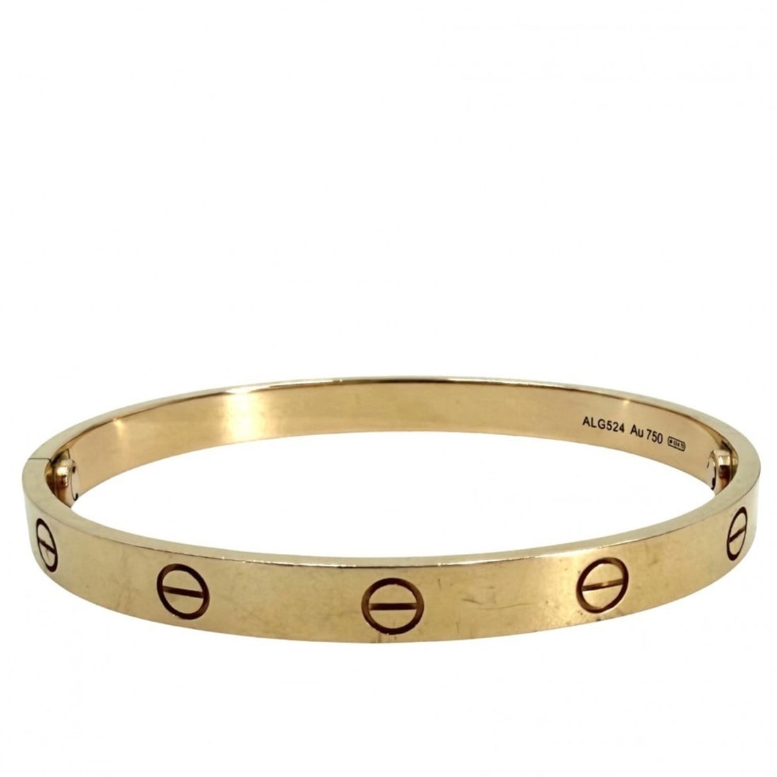 Cartier Love Bracelet Classic Bangle for Men and Women, Jewelry Accessory, LOVE Au750, 18K Yellow (1 of 20)