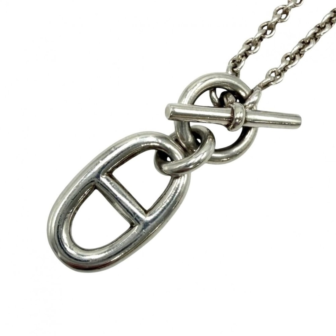 Hermes necklace for women, Chaine d'Ancre Amulet pendant, jewelry accessory, 925 sterling silver, (1 of 17)