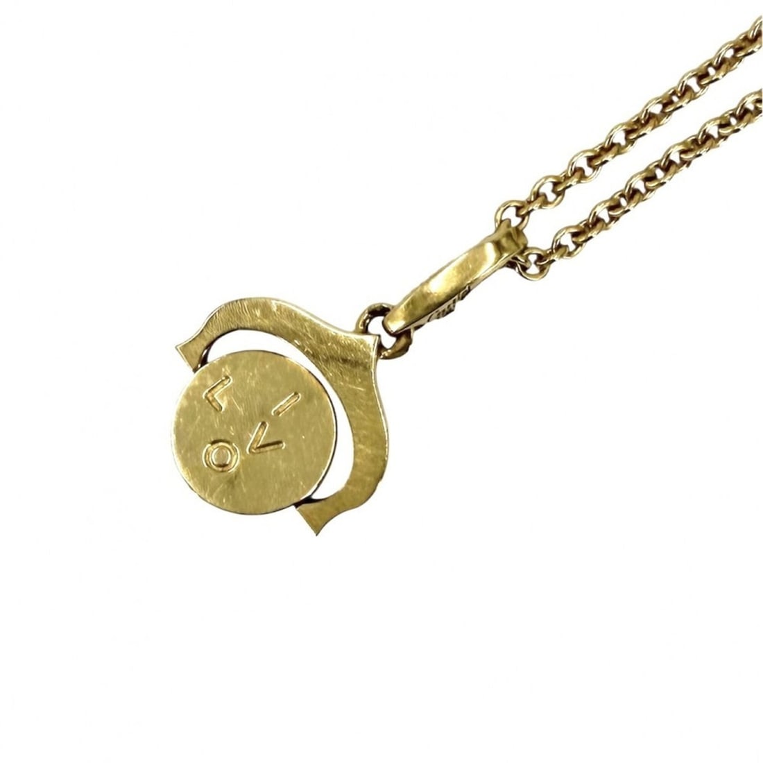 Cartier Necklace for Women, "I Love You" Pendant Top, Jewelry Accessory, Adjustable, Au750 18K: --- Catalog ---Category: SizeNeck Circumference: 43 cm / 16.92''Category: DesignColor: GoldGender: WomenMaterial: Yellow gold (18K)Pendant Type: PendantNecklace Type: NecklaceCategory: GeneralBrand: C