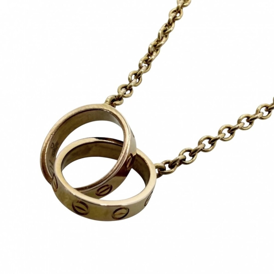 Cartier Women's Baby Love Necklace, Jewelry Accessory, Au750 18K Yellow Gold, Approx. 7.5g: --- Catalog ---Category: SizeNeck Circumference: 44.5 cm / 17.51''Category: DesignGender: WomenMaterial: Yellow gold (18K)Necklace Type: NecklaceCategory: GeneralBrand: Cartier--- Item List ---Section