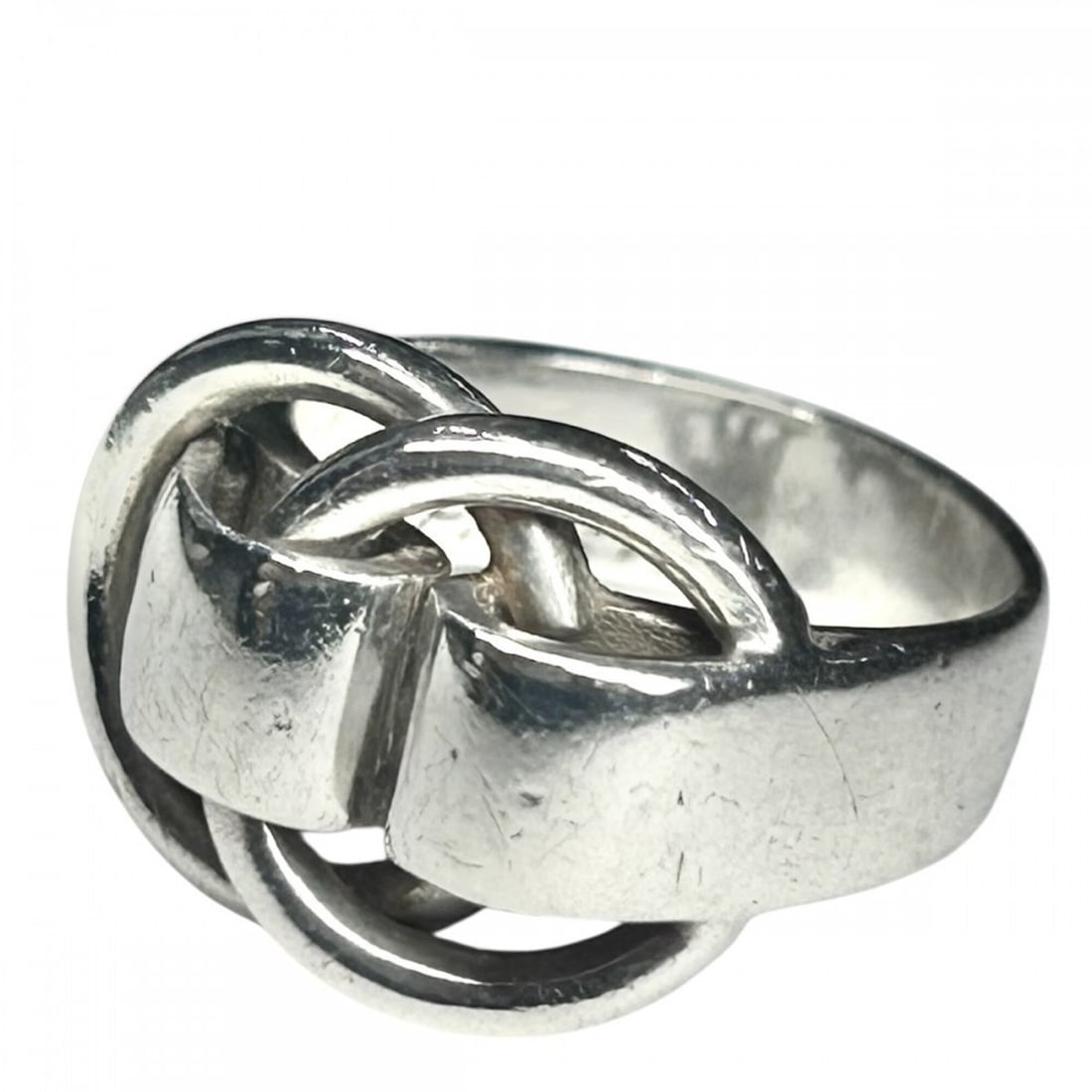 Hermes Women's Ring, Deux Ano Accessory, Jewelry, HERMES, Sterling Silver 925, Approx. 6.0g: --- Catalog ---Category: SizeJP Size: 8US Size: 4.5Category: DesignType: Band ringGender: WomenMaterial: Silver 925Category: GeneralBrand: Hermes--- Item List ---Section: ConditionRanking: Rank AB Use