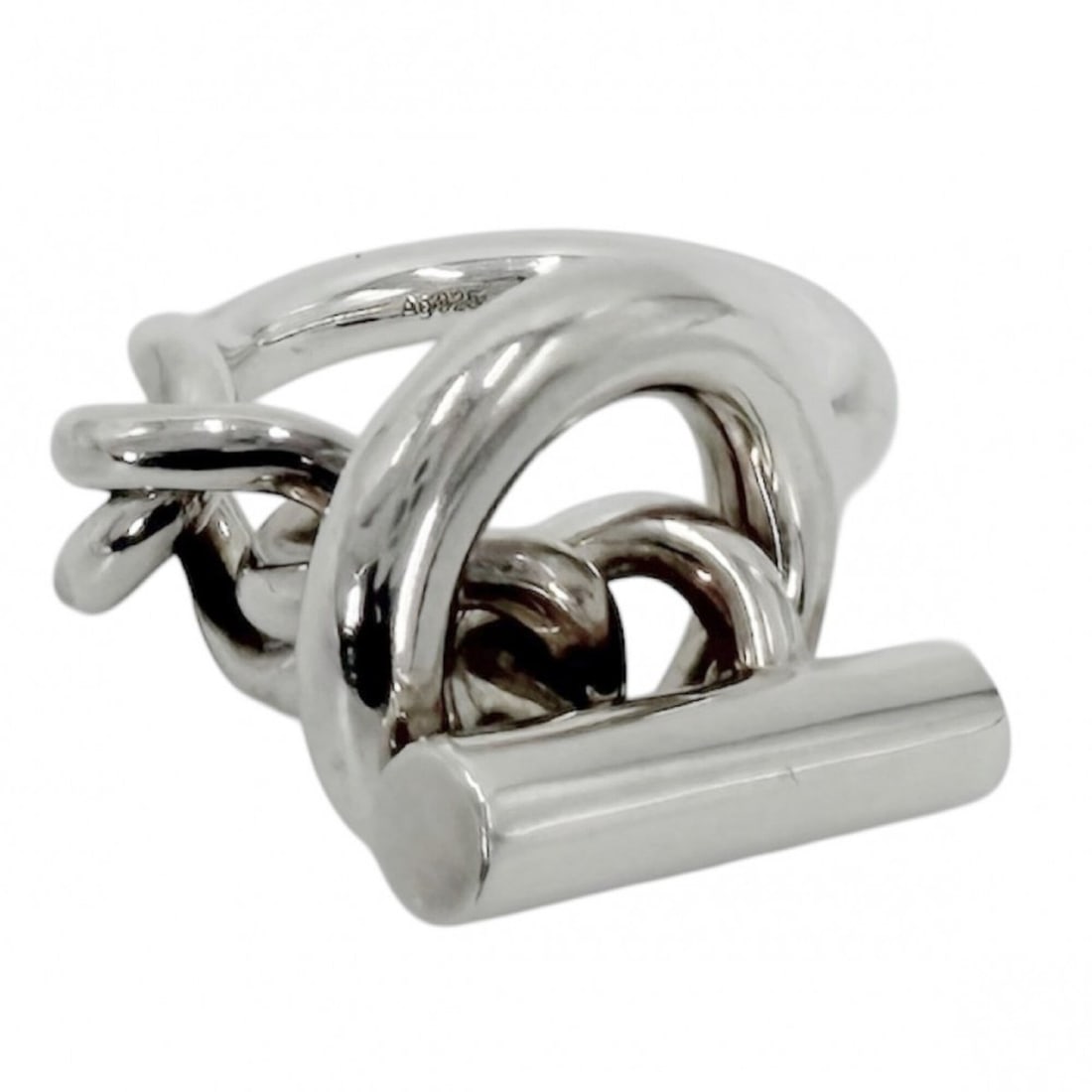 Hermes women's ring, Croisette design, accessory, jewelry, size 50, HERMES 925 sterling silver,: --- Catalog ---Category: SizeJP Size: 8US Size: 4.5Category: DesignType: Band ringGender: WomenMaterial: Silver 925Category: GeneralBrand: Hermes--- Item List ---Section: ConditionRanking: Rank AB Use