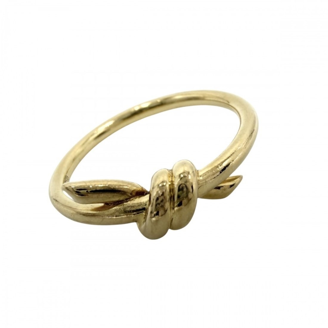 Tiffany & Co. Women's Knot Ring, Jewelry Accessory, Au750 18K Yellow Gold, Approx. 3.6g: --- Catalog ---Category: SizeJP Size: 9US Size: 5Category: DesignType: Band ringGender: WomenMaterial: Yellow gold (18K)Category: GeneralBrand: Tiffany--- Item List ---Section: ConditionRanking: Rank 
