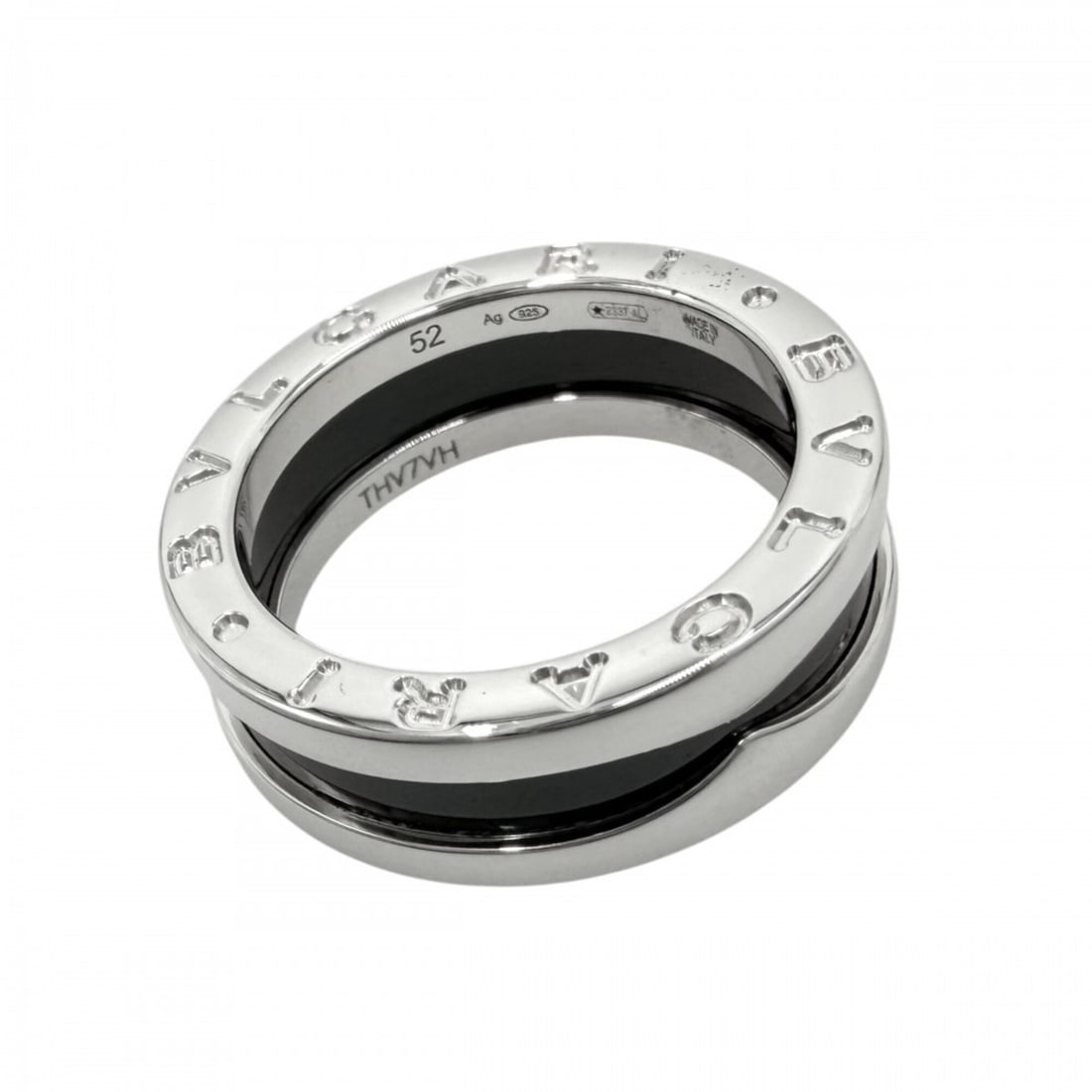 Bulgari B-ZERO1 Save the Children Ring for Women, 1-band, Size 52, Jewelry Accessory, BVLGARI,: --- Catalog ---Category: SizeWidth: 6mm / 0.24''Weight: 6.2g / 0.21oz.JP Size: 11US Size: 6Brand Size: 52Inner Diameter: 16.00mm / 0.63''Category: DesignType: Band ringColor: BlackMetal: SilverGender: