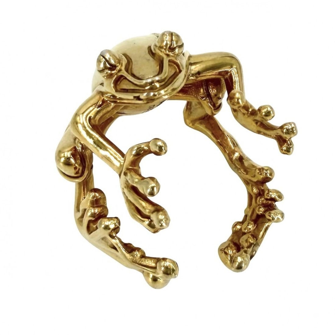 Bottega Veneta women's ring, Lana frog design, accessory, jewelry, frog, BOTTEGAVENETA, 925 sterling: --- Catalog ---Category: SizeWidth: 23mm / 0.91''Weight: 18.9g / 0.66oz.JP Size: 4US Size: 3Inner Diameter: 10.00mm / 0.39''Category: DesignType: Band ringColor: SilverGender: WomenMaterial: Silver 92