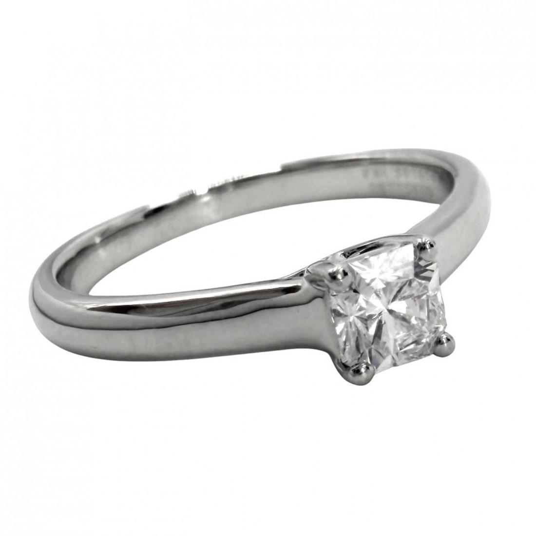 Tiffany & Co. Lucida Ring for Women, Jewelry, Accessory, Engraved with Initials, Pt950 Platinum, (1 of 9)