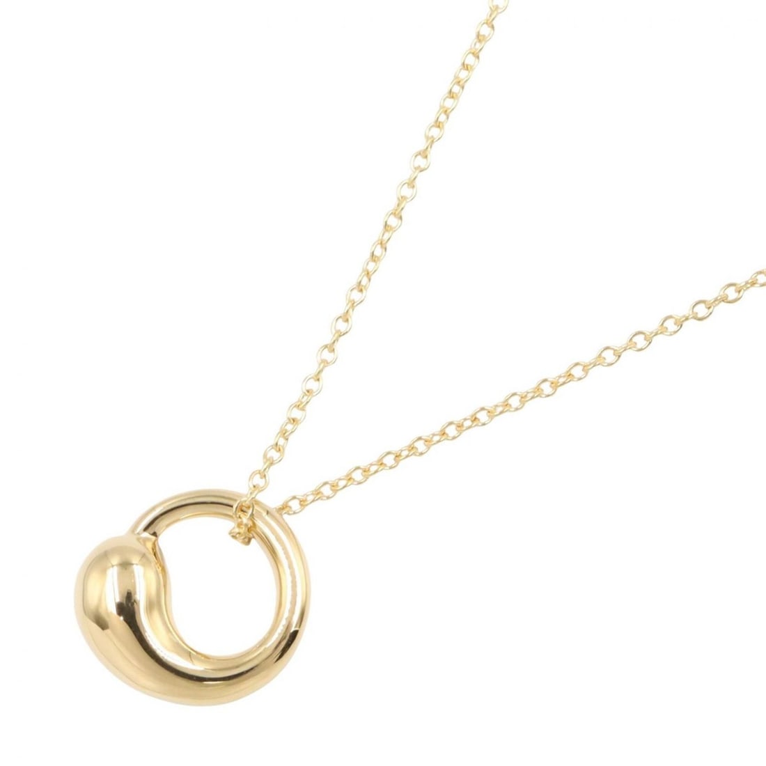 Tiffany & Co. Eternal Circle Necklace, 18K (Yellow Gold), Women's Jewelry, Gold Tone: --- Catalog ---Category: SizePendant Size: 12mm x 13mm / 0.47'' x 0.51''Neck Circumference: 40.5 cm / 15.94''Category: DesignColor: GoldGender: WomenMaterial: Yellow gold (18K)Necklace Type: NecklaceC