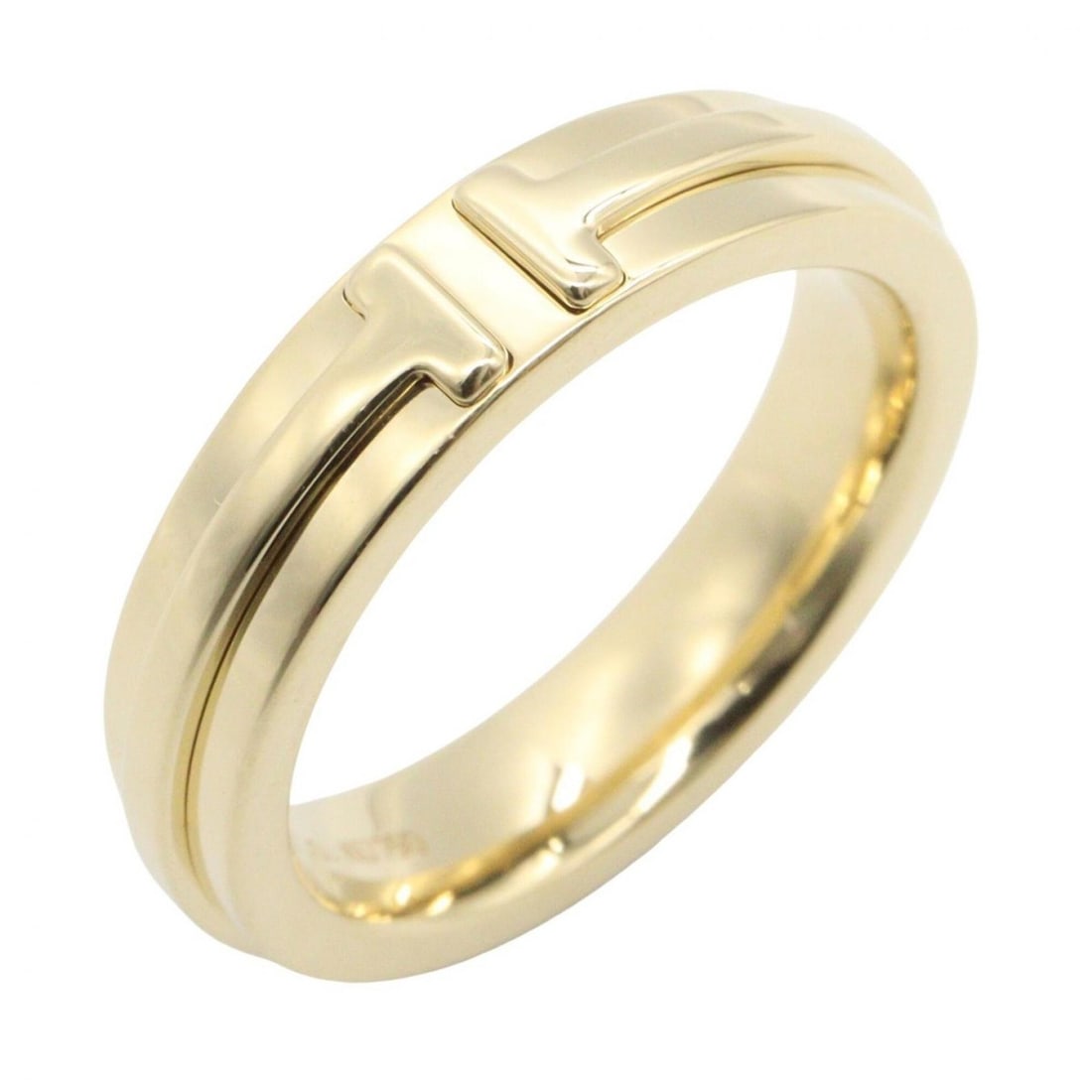 Tiffany & Co. T Two Narrow Ring, 18K (Yellow Gold), Women's Jewelry, Gold Tone: --- Catalog ---Category: SizeJP Size: 7US Size: 4Category: DesignType: Band ringColor: Yellow goldGender: WomenMaterial: Yellow gold (18K)Category: GeneralBrand: Tiffany--- Item List ---Section: Condi