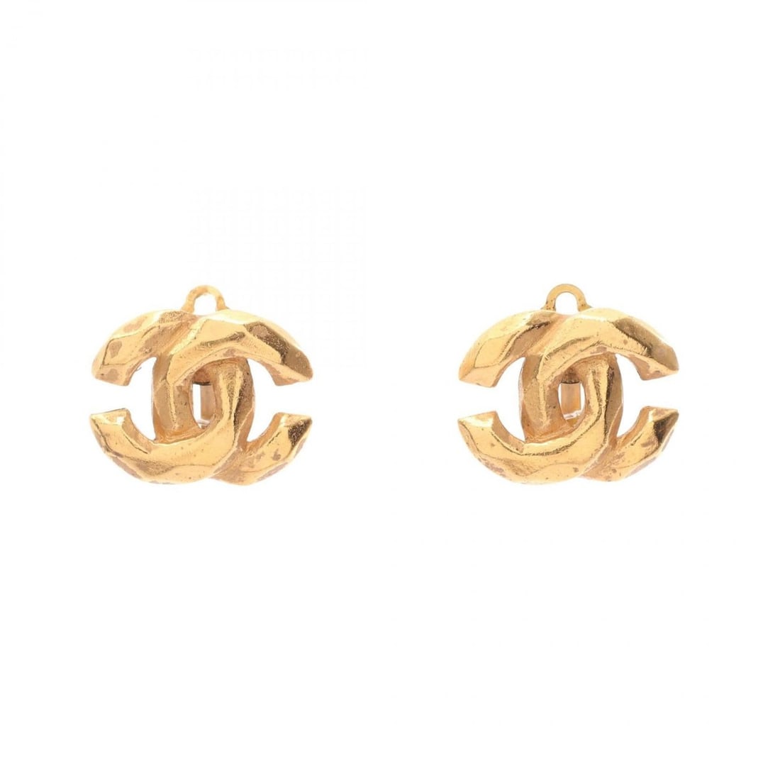 Chanel CHANEL 99P Coco Mark Earrings Jewelry GP (Gold Plated) Women's Gold Tone (1 of 11)