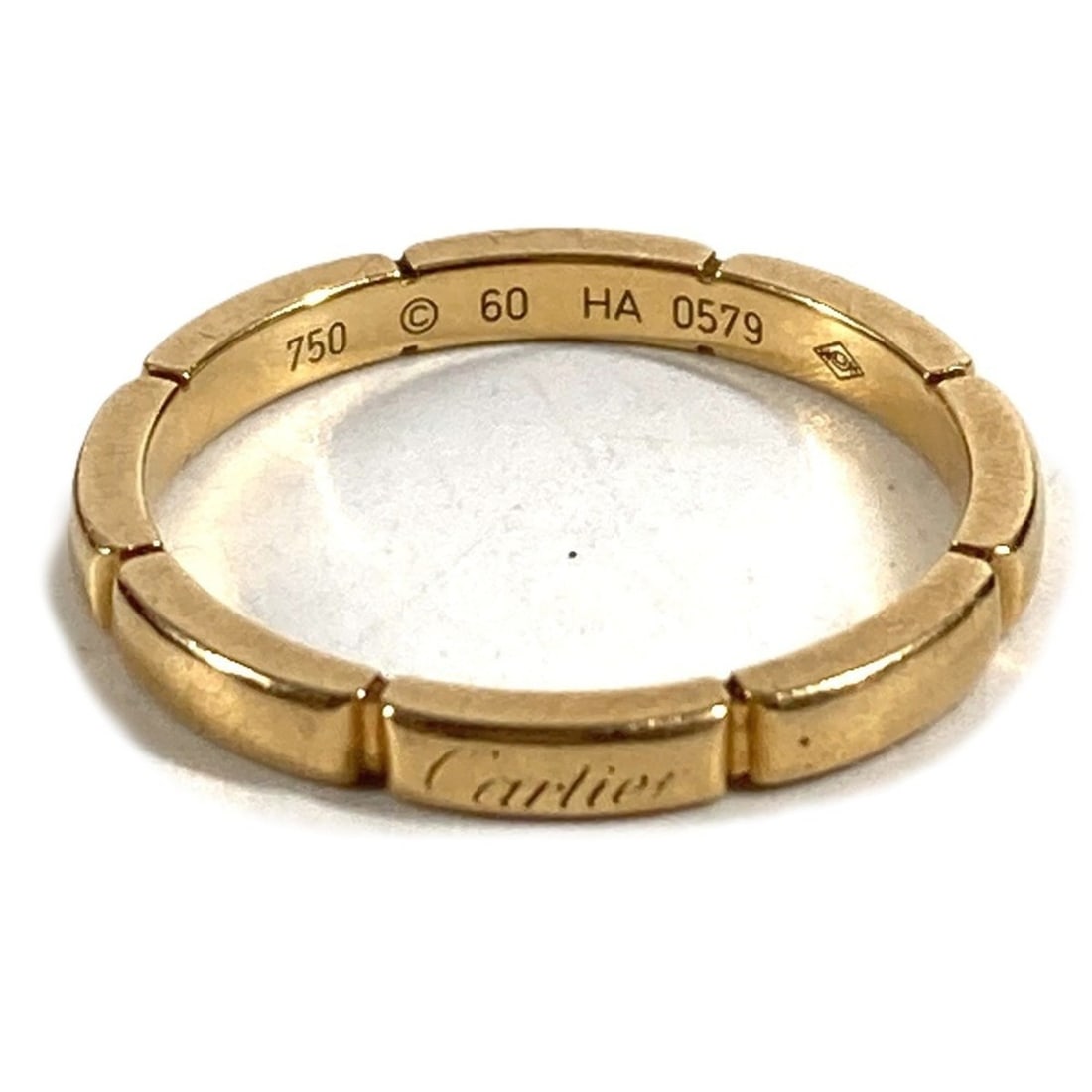 CARTIER Cartier 18K Gold Maillon Panthère Logo Accessory Jewelry Ring YG750 Men's 1: --- Catalog ---Category: SizeWeight: 4g / 0.14oz.JP Size: 19US Size: 9.5Category: DesignType: Band ringColor: GoldGender: MenMetal Purity: 18KCategory: GeneralBrand: Cartier--- Item List ---Section: C