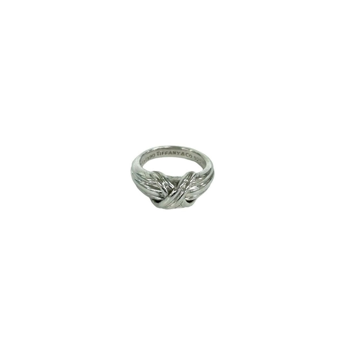 TIFFANY&Co. Tiffany Vintage Signature Ring, Sterling Silver 925, Accessory, Jewelry, 02631: --- Catalog ---Category: SizeJP Size: 9US Size: 5Category: DesignType: Band ringColor: SilverGender: WomenMaterial: Silver 925Category: GeneralBrand: Tiffany--- Item List ---Section: ConditionRanking: