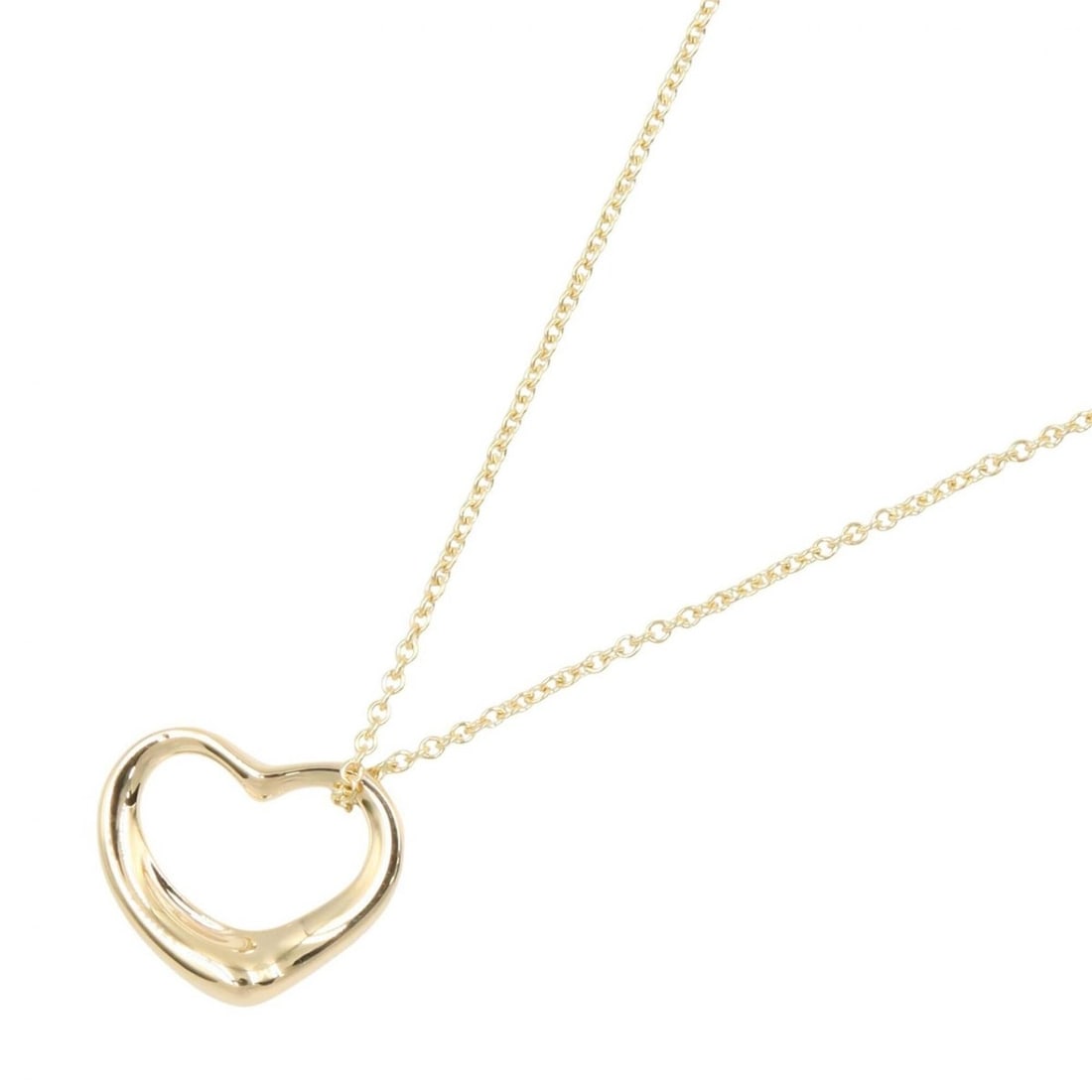 Tiffany & Co. Open Heart Necklace, 18K (Yellow Gold), Women's Jewelry, Gold Tone: --- Catalog ---Category: SizePendant Size: 15mm x 15mm / 0.59'' x 0.59''Neck Circumference: 40.5 cm / 15.94''Category: DesignColor: GoldGender: WomenMaterial: Yellow gold (18K)Necklace Type: NecklaceC