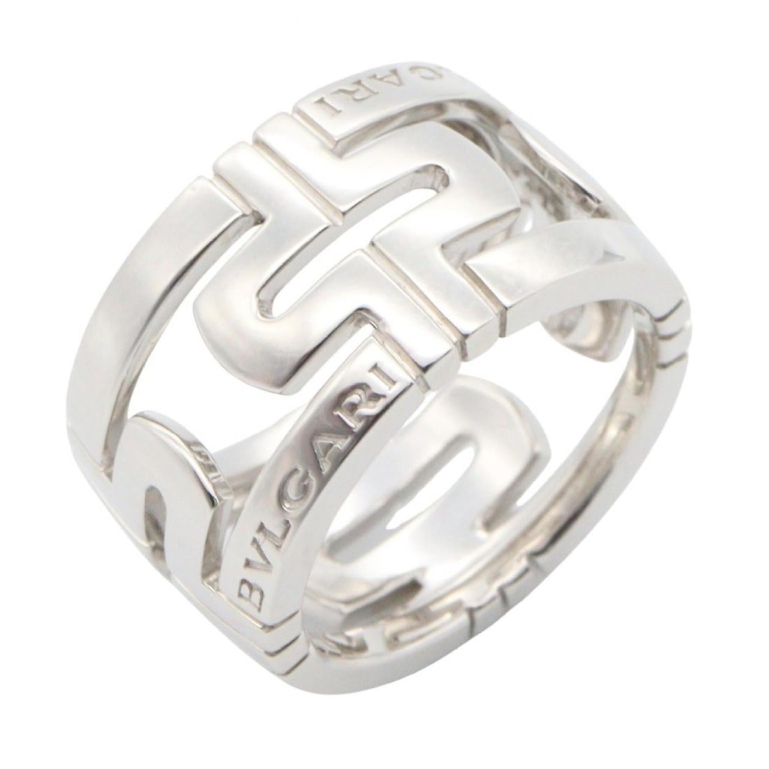 Bulgari BVLGARI Parentesi Ring, Jewelry, 18KWG (White Gold), Women's, Silver Tone: --- Catalog ---Category: SizeJP Size: 6US Size: 3.5Category: DesignType: Band ringColor: SilverGender: WomenMaterial: White gold (18K)Category: GeneralBrand: Bvlgari--- Item List ---Section: Condition