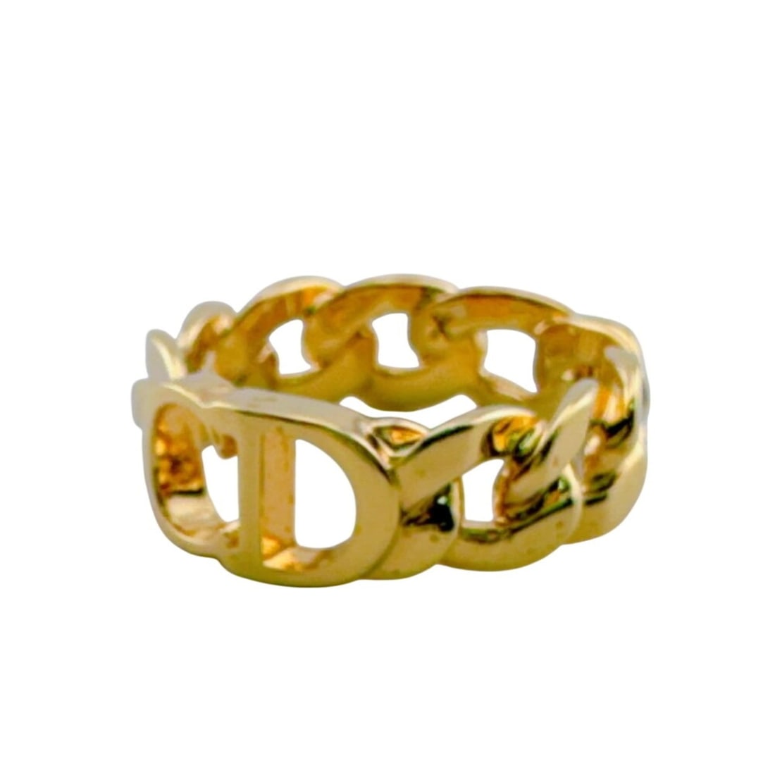 Christian Dior CD logo ring, jewelry, fashion, gold.: --- Catalog ---Category: SizeJP Size: 15US Size: 7.5Category: DesignColor: GoldStyle: FashionGender: WomenCategory: GeneralBrand: Christian Dior--- Item List ---Section: ConditionRanking: Rank AB Used