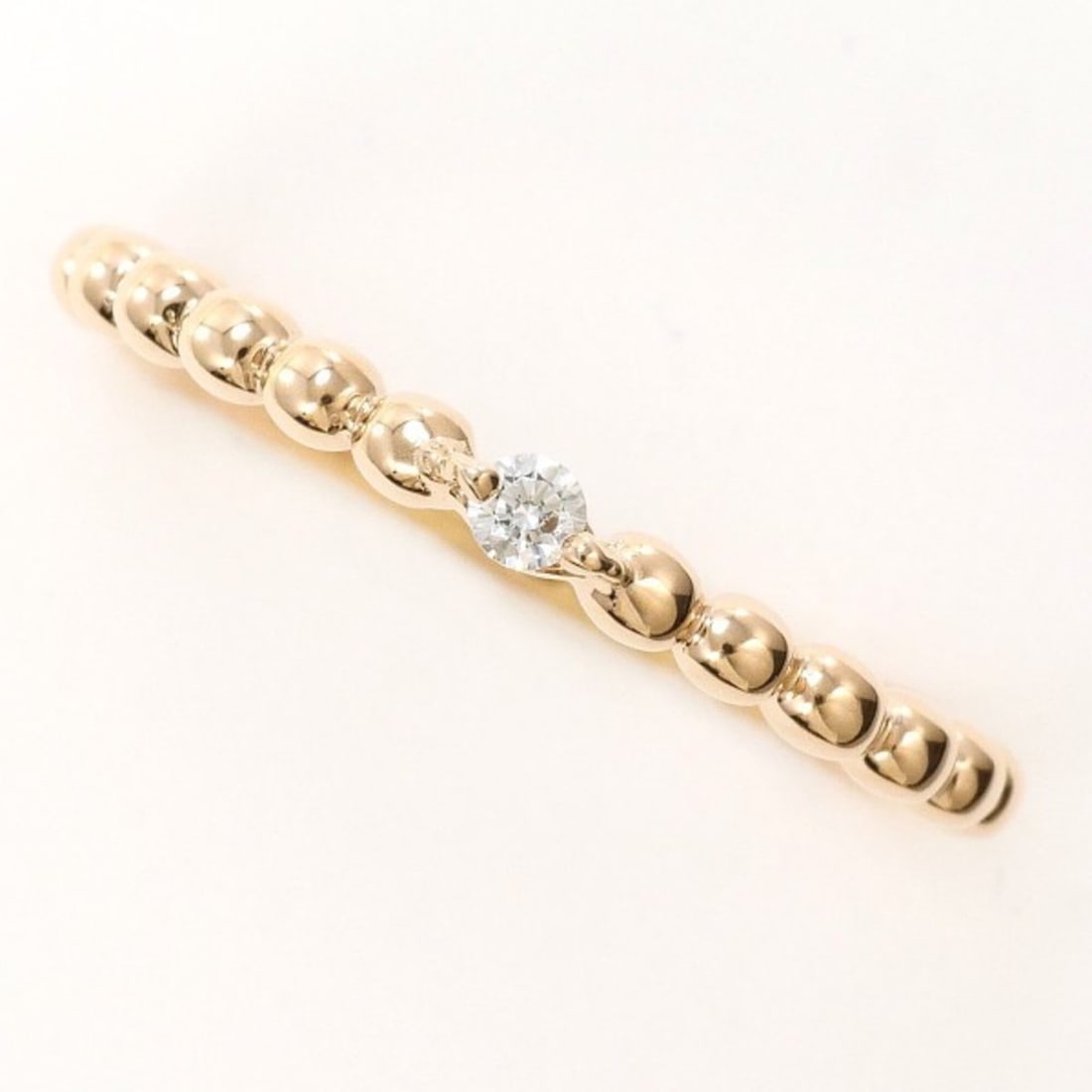 Kumikyoku K10PG Ring with Zirconia, Total Weight Approx. 1.3g, Jewelry, Used, Like New: --- Catalog ---Category: SizeWidth: 2mm / 0.08''Weight: 1.3g / 0.04oz.JP Size: 10.5US Size: 5.5Category: DesignType: Band ringColor: Pink goldMetal: GoldStone: Cubic zirconiaGender: WomenMaterial: Pin