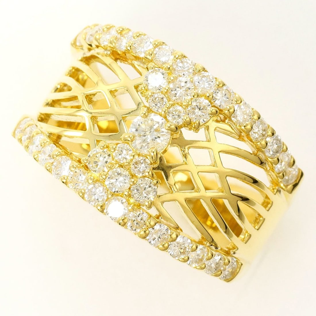 18K (18-karat) Yellow Gold Ring with 1.00 ct Diamond, Certificate of Authenticity, Total Weight (1 of 19)