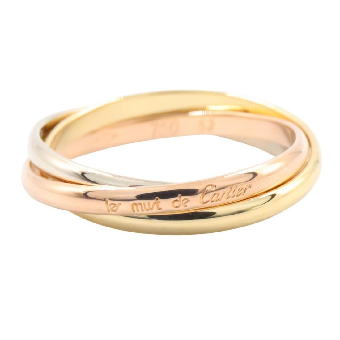 Cartier Trinity Ring - Ring/Finger Jewelry 18K (Yellow Gold), 18KWG (White 18KPG (Pink Gold) Women's: --- Catalog ---Category: SizeJP Size: 11.5US Size: 6Category: DesignType: Band ringColor: Gold, SilverGender: WomenMaterial: Pink gold (18K), White gold (18K), Yellow gold (18K)Category: GeneralBrand: