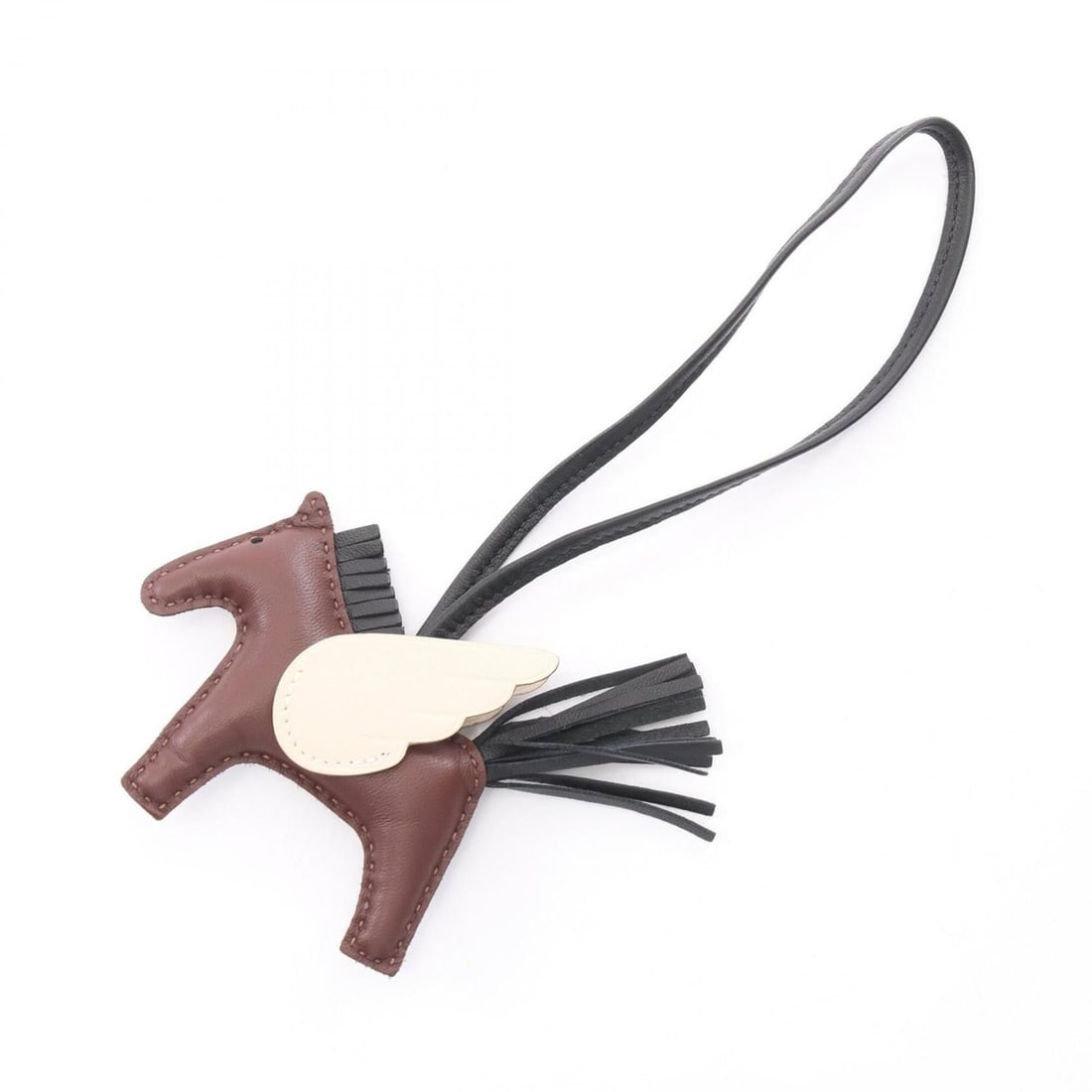 Hermes Rodeo Pegasus PM Terre Clé Charm Accessory, Agneau Milo Veau Swift Leather, Milo, Women's, (1 of 10)