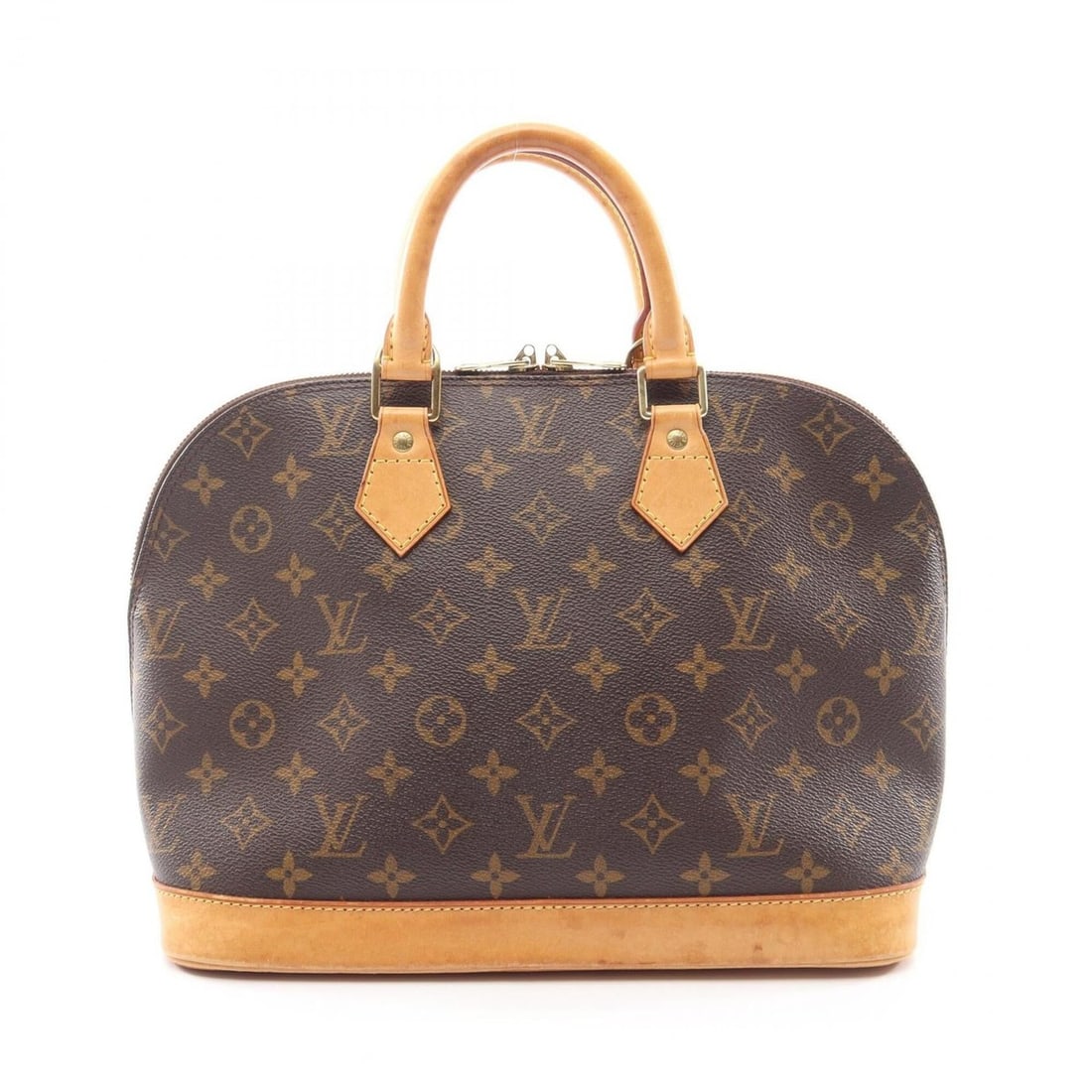 Louis Vuitton Alma PM Monogram Handbag, Coated Canvas Leather, Women's, Brown, M51130: --- Catalog ---Category: SizeSize (HxWxD): 23.5cm x 32cm x 16cm / 9.25'' x 12.59'' x 6.29''Category: DesignType: HandbagColor: BrownGender: WomenMaterial: Coated canvas , Leather Category: GeneralMPN:
