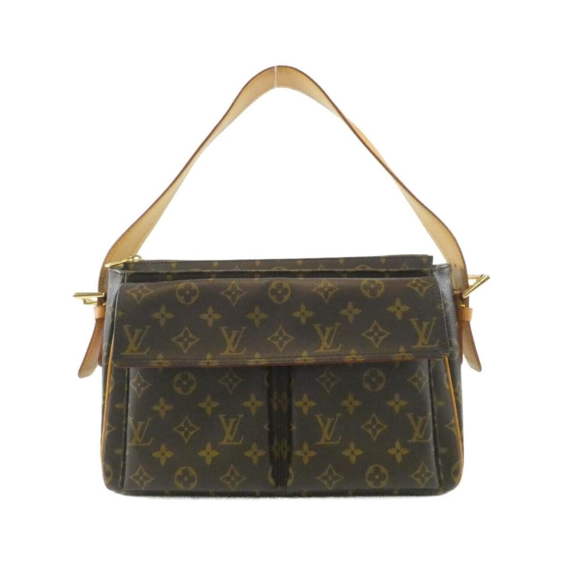 Louis Vuitton Monogram Viva Cite GM M51163 Shoulder Bag: --- Catalog ---Category: SizeSize (HxWxD): 22cm x 31cm x 10cm / 8.66'' x 12.2'' x 3.93''Category: DesignType: Shoulder bagColor: BrownGender: WomenMaterial: Coated canvas Category: GeneralMPN: M51163B