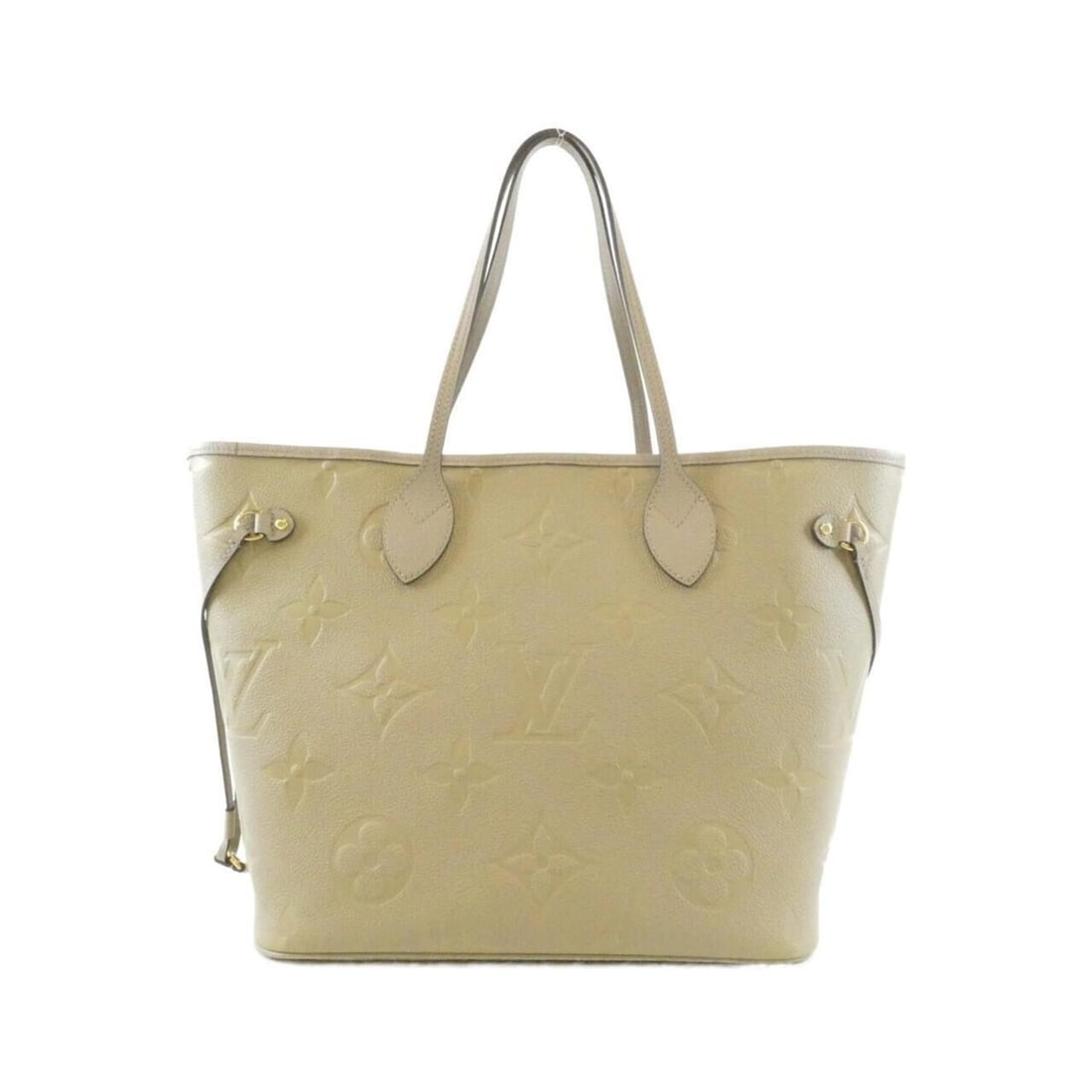 Louis Vuitton Monogram Empreinte Neverfull MM M45686 Handbag: --- Catalog ---Category: SizeSize (HxWxD): 29cm x 45cm x 16cm / 11.41'' x 17.71'' x 6.29''Category: DesignType: HandbagColor: Beige, TourterelleGender: WomenMaterial: Leather Leather/Fur Type: Calfski
