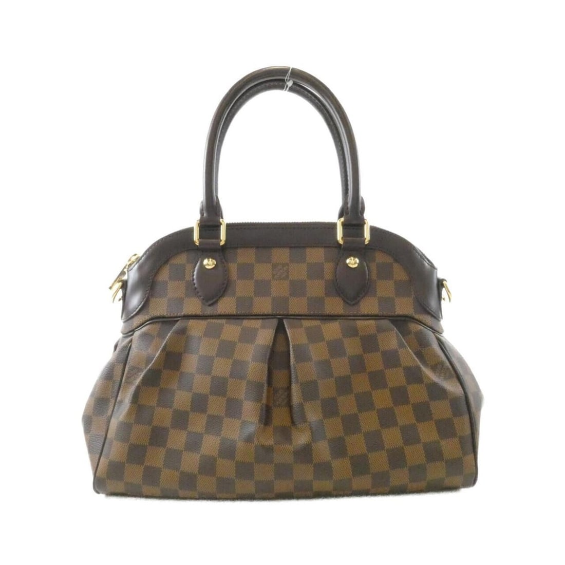 Louis Vuitton Damier Trevi PM N51997 Handbag: --- Catalog ---Category: SizeSize (HxWxD): 25cm x 34cm x 15cm / 9.84'' x 13.38'' x 5.9''Category: DesignType: HandbagColor: BrownGender: WomenMaterial: Coated canvas Leather/Fur Type: CalfskinCategory