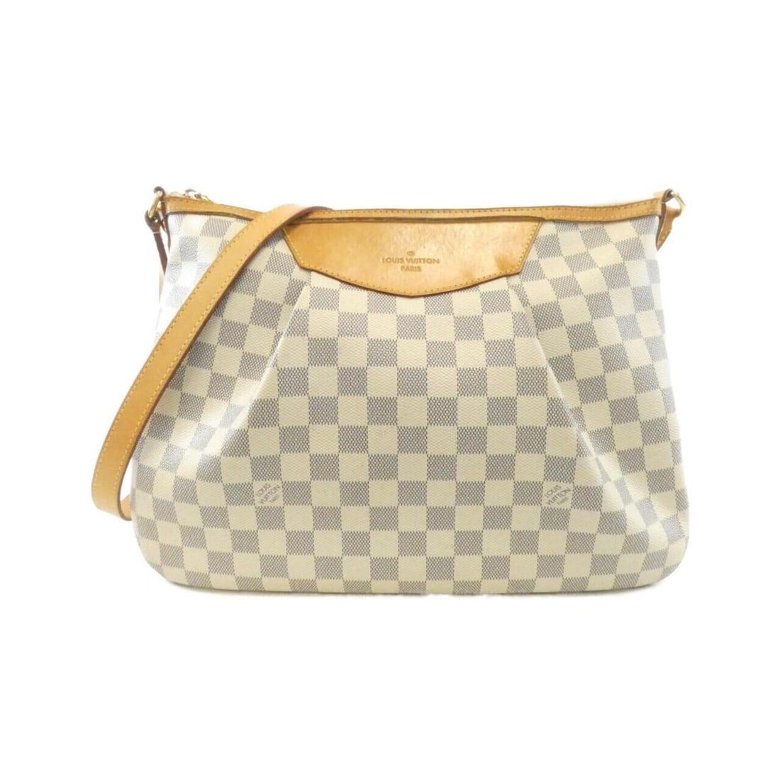 Louis Vuitton Damier Azur Siracusa MM N41112 Shoulder Bag: --- Catalog ---Category: SizeSize (HxWxD): 25cm x 36cm x 12cm / 9.84'' x 14.17'' x 4.72''Category: DesignType: Shoulder bagColor: Azur, WhiteGender: WomenMaterial: Coated canvas Category: GeneralMPN: 