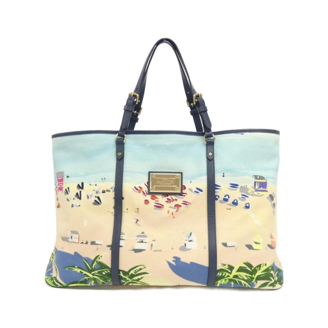 Louis Vuitton Aiol Cabas GM M93772 Handbag: --- Catalog ---Category: SizeSize (HxWxD): 34cm x 52cm x 22cm / 13.38'' x 20.47'' x 8.66''Category: DesignType: HandbagColor: Beige, Light blueGender: Women,MenMaterial: Canvas Category: GeneralMPN: M