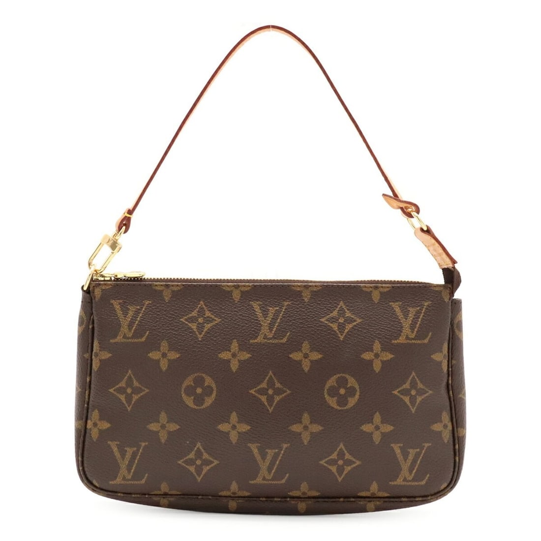 LOUIS VUITTON Louis Vuitton Monogram Pochette Accessoires Handbag Pouch - Bag M51980: --- Catalog ---Category: SizeSize (HxWxD): 13cm x 21.5cm x 4cm / 5.11'' x 8.46'' x 1.57''Category: DesignType: Handbag, Pochette, PouchColor: BrownGender: WomenMaterial: Monogram , Canvas Category: Ge