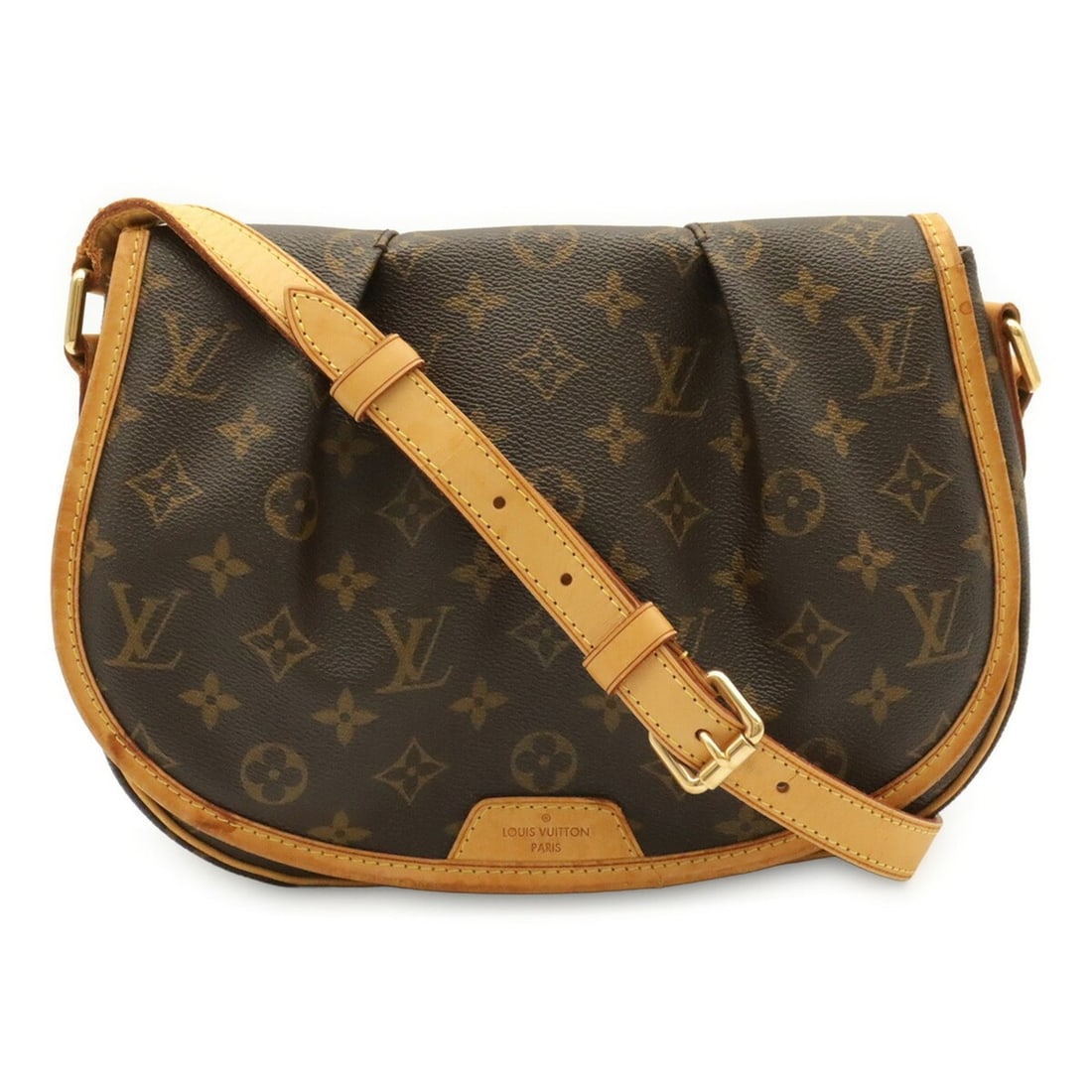 LOUIS VUITTON Louis Vuitton Monogram Menilmontant PM Shoulder Bag M40474: --- Catalog ---Category: SizeSize (HxWxD): 21cm x 27cm x 8cm / 8.26'' x 10.62'' x 3.14''Category: DesignType: Shoulder bagColor: Brown, MonogramGender: WomenMaterial: Monogram Category: GeneralMPN: M4