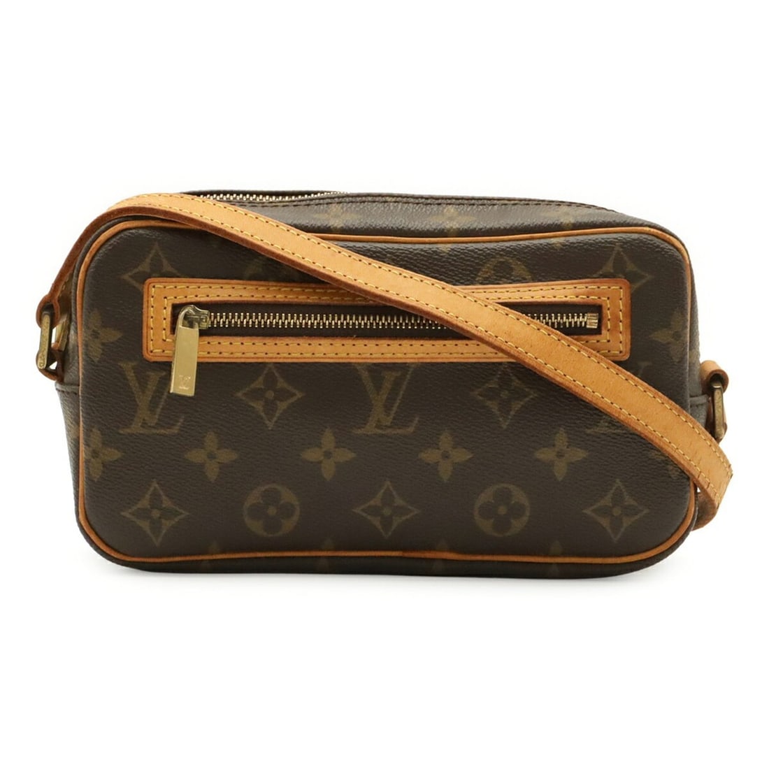 LOUIS VUITTON Louis Vuitton Monogram Pochette Cité Shoulder Bag Handbag M51183: --- Catalog ---Category: SizeSize (HxWxD): 12cm x 21cm x 5.5cm / 4.72'' x 8.26'' x 2.16''Category: DesignType: Handbag, Pochette, Shoulder bagColor: Brown, Galle, MonogramGender: WomenMaterial: Monogr