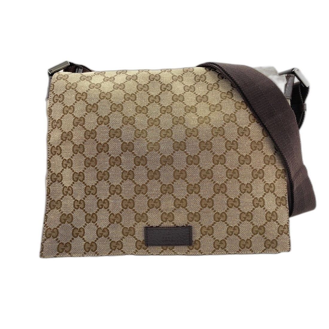 Gucci shoulder bag, brown: --- Catalog ---Category: SizeSize (HxWxD): 24.5cm x 31cm x 7cm / 9.64'' x 12.2'' x 2.75''Category: DesignType: Shoulder bagColor: BrownGender: Women,MenCategory: GeneralBrand: Gucci--- Item List ---Se