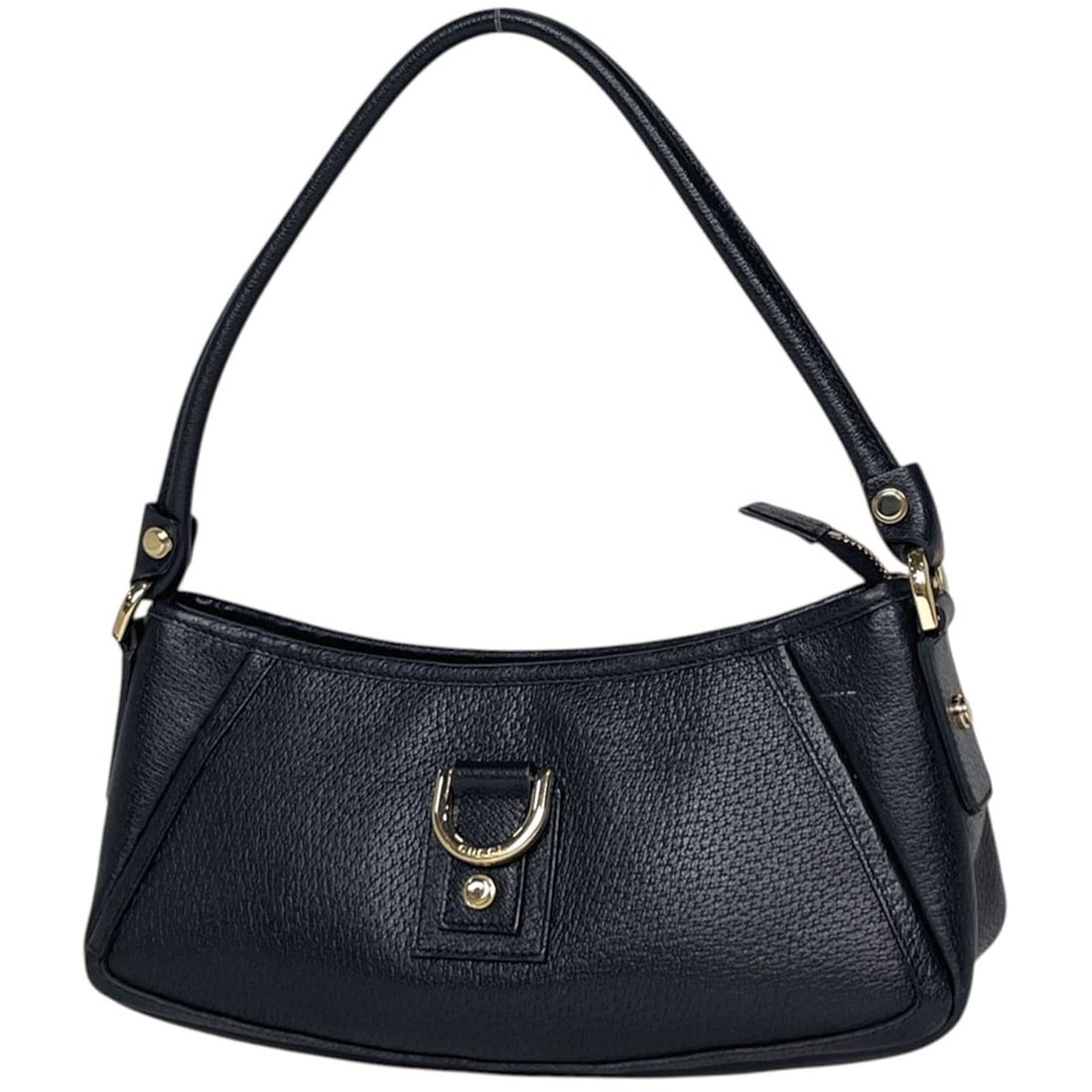 Gucci Abbey Leather Shoulder Bag, Black, 130919, Women's (1 of 12)