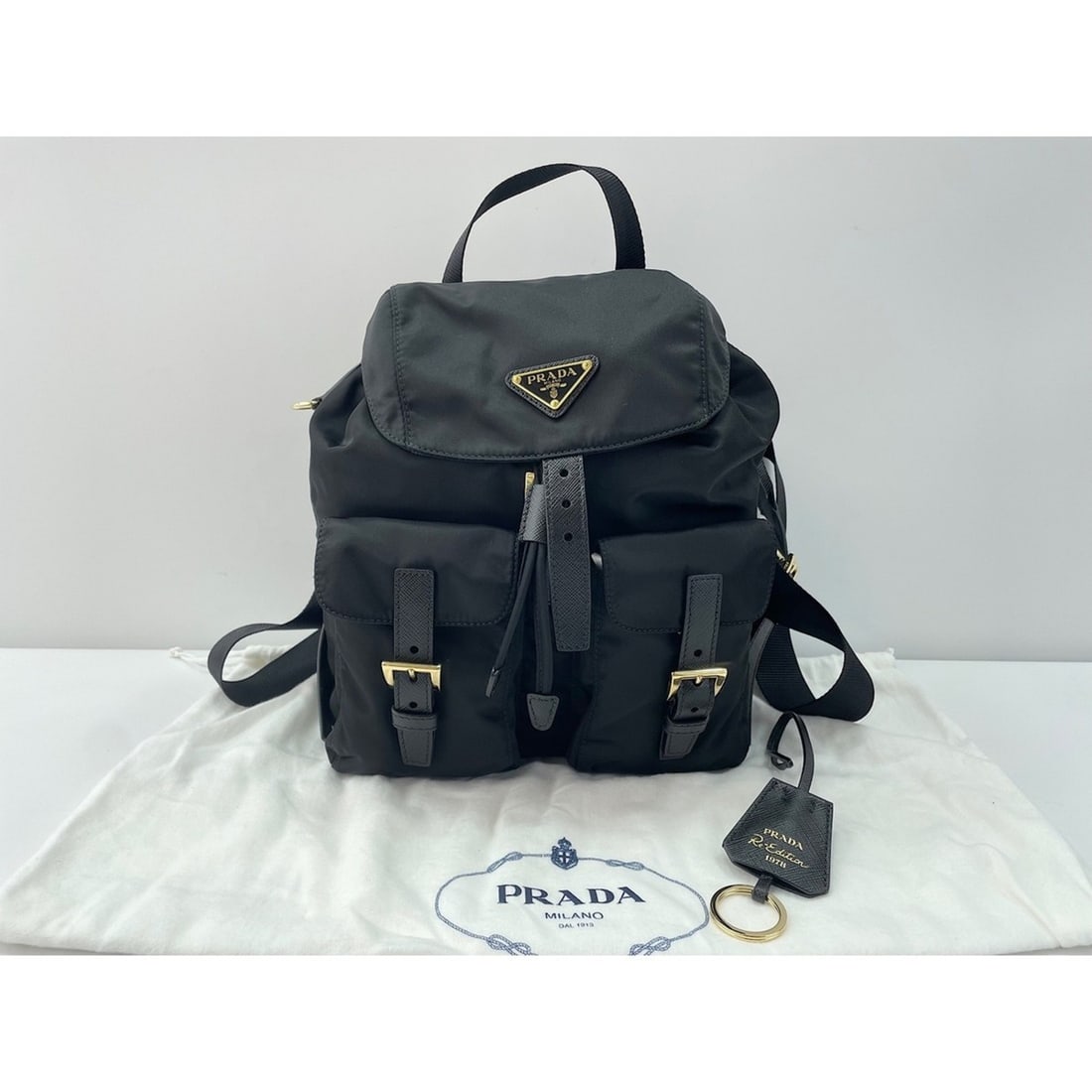 Prada PRADA Re-Edition 1978 Backpack, Black - 12