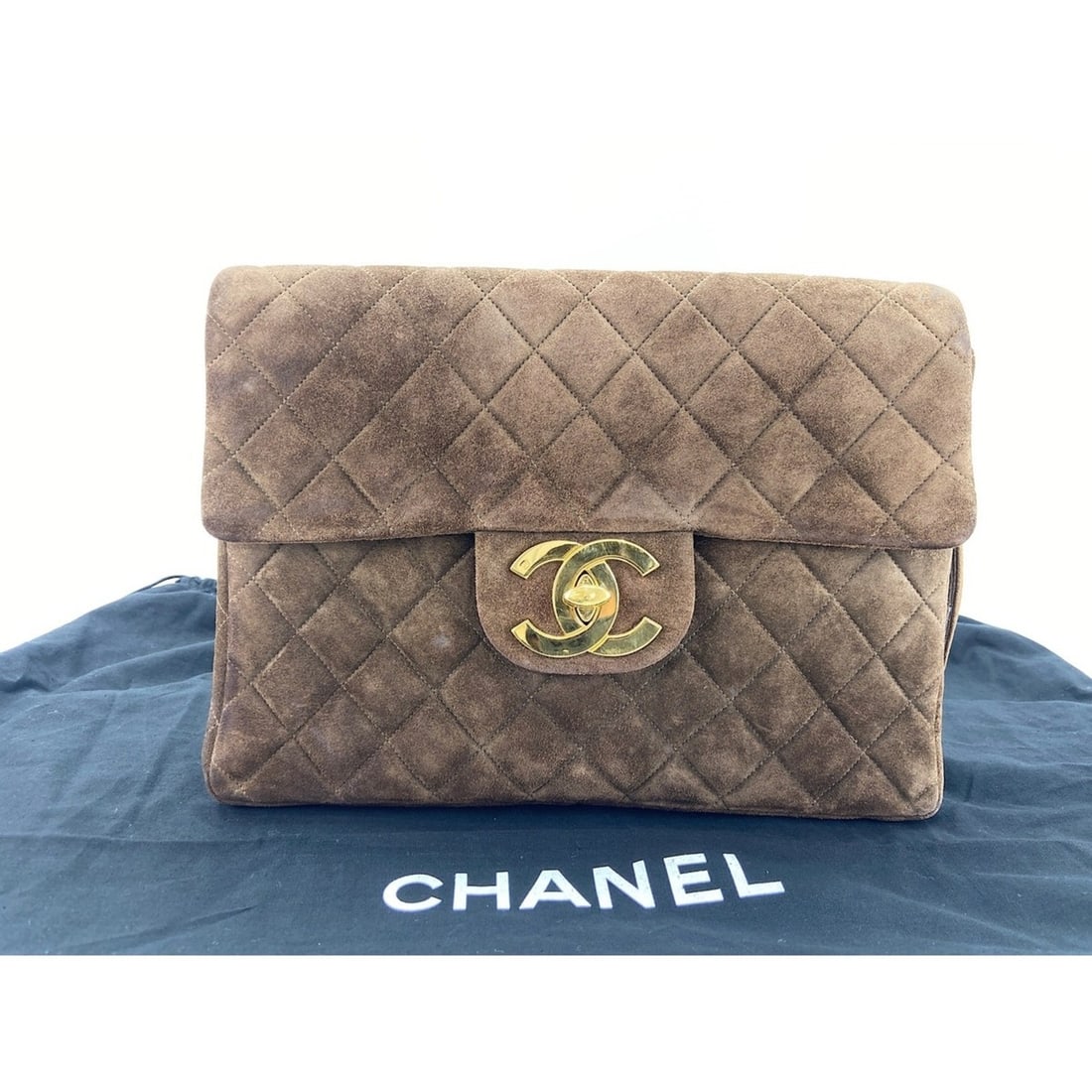 Chanel Matelassé Backpack, Brown - 12