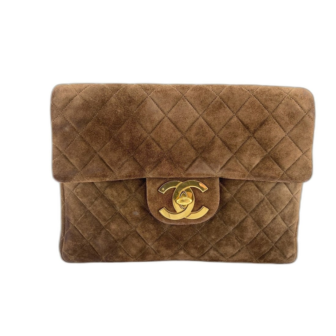 Chanel Matelassé Backpack, Brown: --- Catalog ---Category: SizeSize (HxWxD): 21cm x 30cm x 8cm / 8.26'' x 11.81'' x 3.14''Category: DesignType: BackpackColor: BrownGender: WomenCategory: GeneralBrand: Chanel--- Item List ---Section: