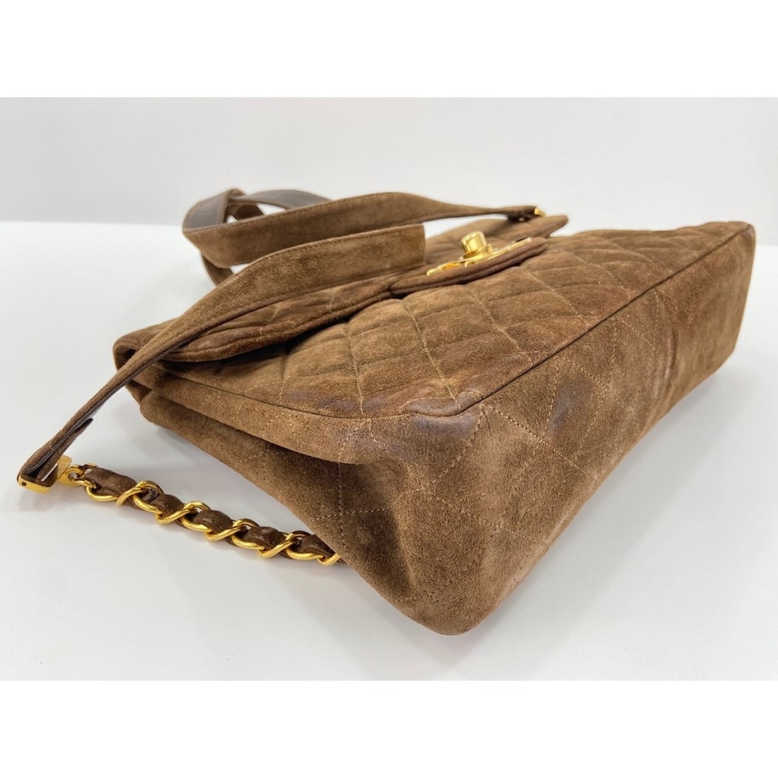 Chanel Matelassé Backpack, Brown - 6