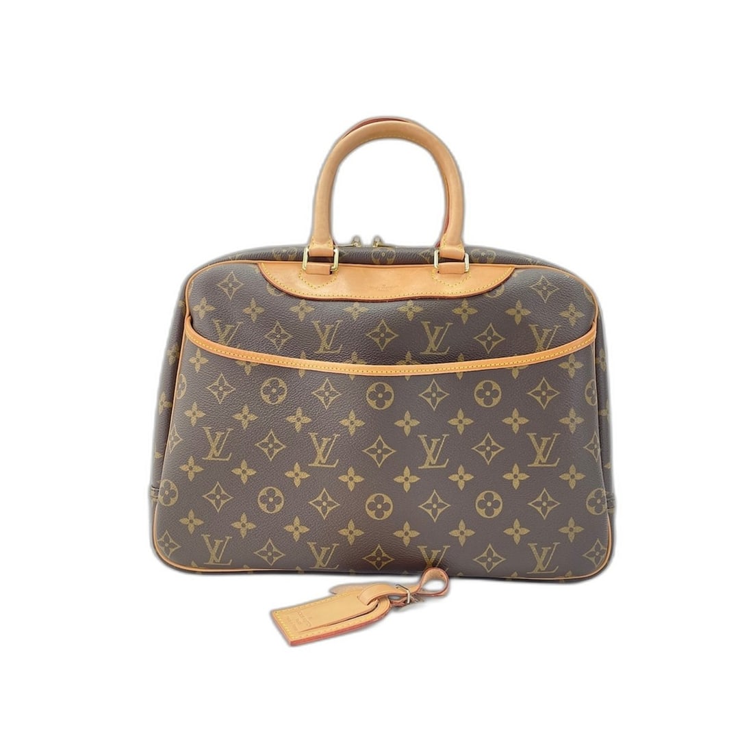 Louis Vuitton Bowling Vanity Handbag, Brown: --- Catalog ---Category: DesignType: HandbagColor: BrownGender: WomenCategory: GeneralBrand: Louis Vuitton--- Item List ---Section: ConditionRanking: Rank AB Used - Traces of usage, scratches / dirt
